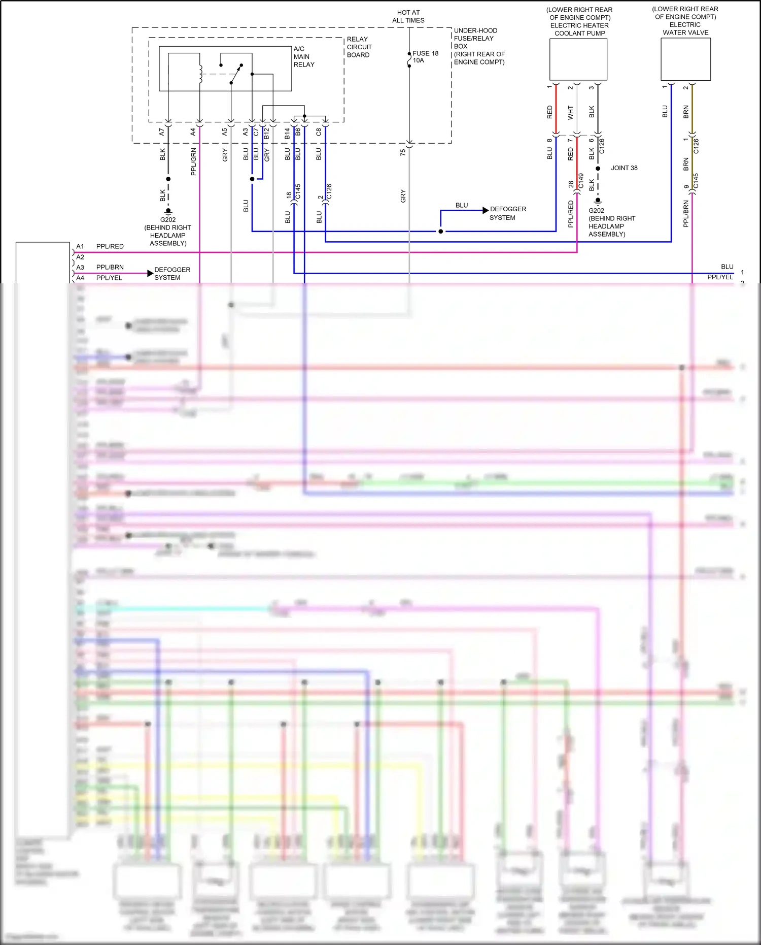Wiring diagram computer data lines system for Honda Clarity II (2016-2021) (61 of 93)