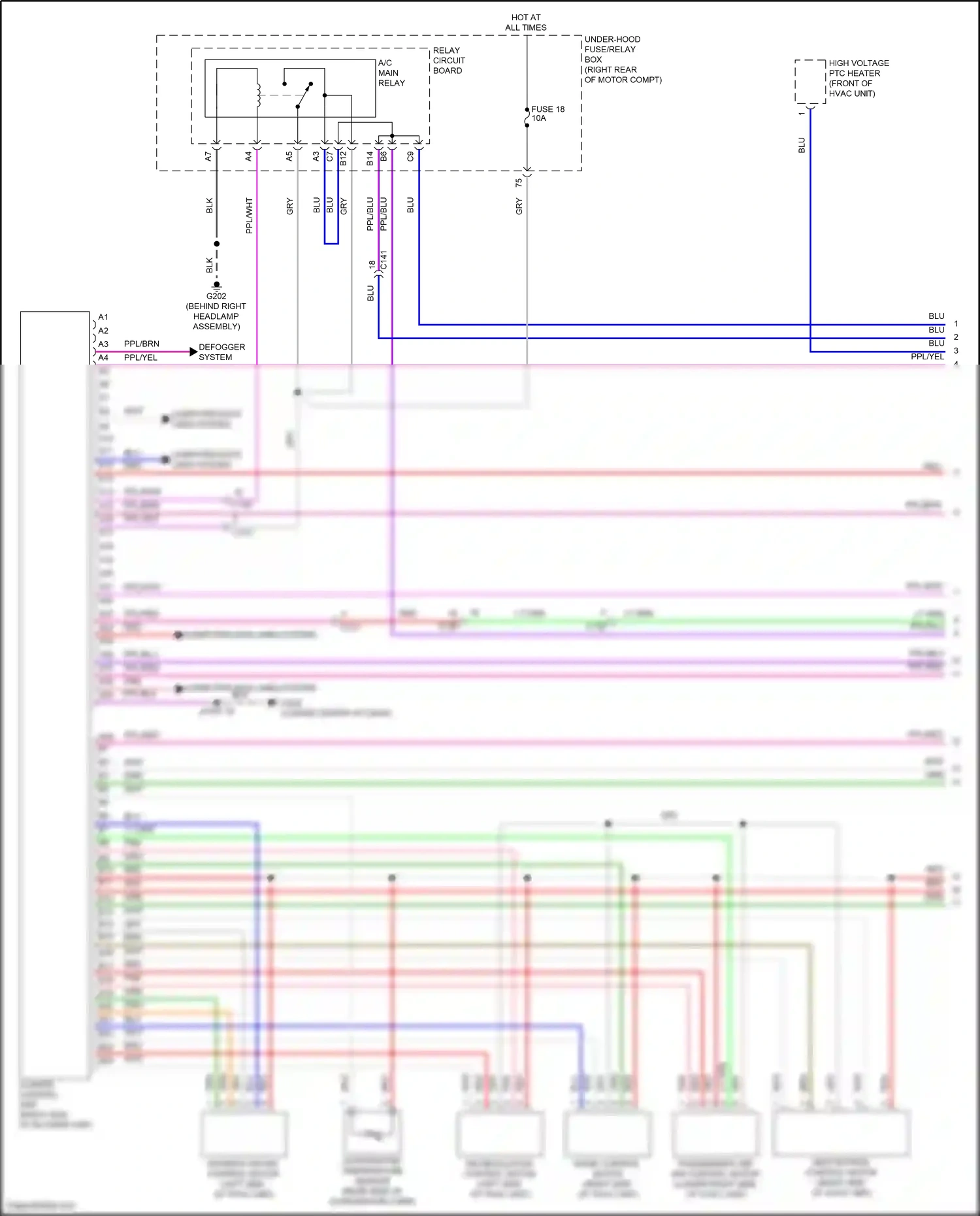 Wiring diagram computer data lines system for Honda Clarity II (2016-2021) (64 of 93)