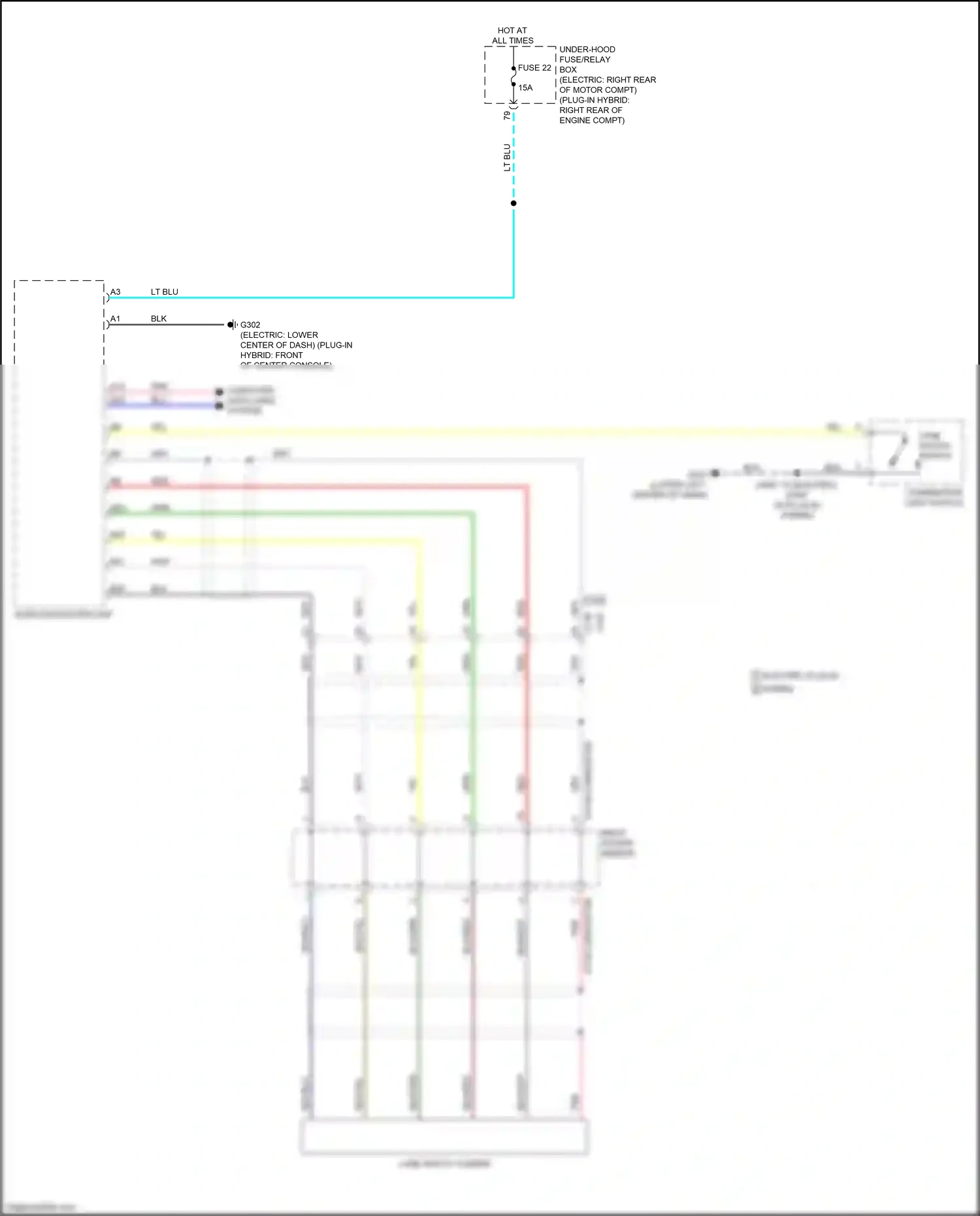 Wiring diagram computer data lines system for Honda Clarity II (2016-2021) (26 of 93)
