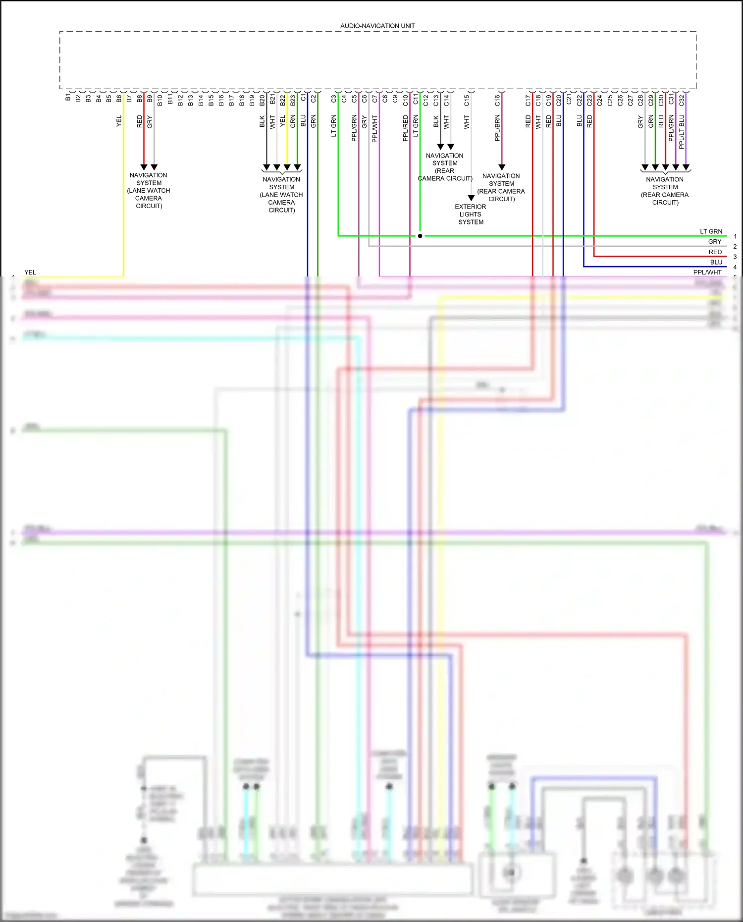 Wiring diagram computer data lines system for Honda Clarity II (2016-2021) (4 of 93)