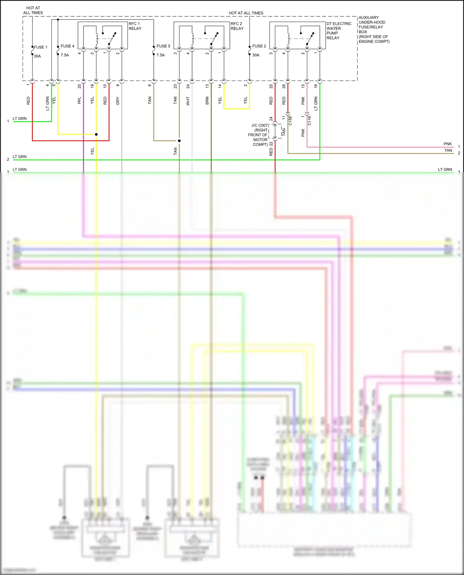 Wiring diagram computer data lines system for Honda Clarity II (2016-2021) (66 of 93)