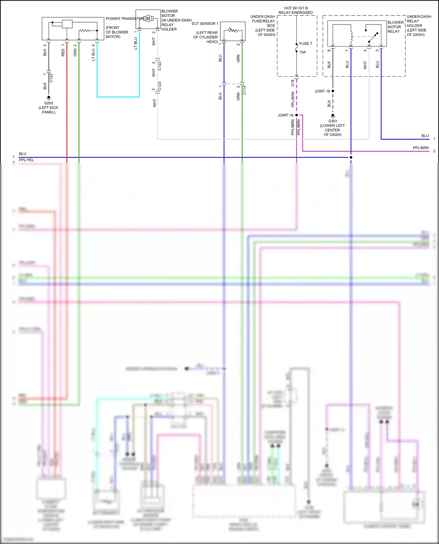 Wiring diagram computer data lines system for Honda Clarity II (2016-2021) (51 of 93)