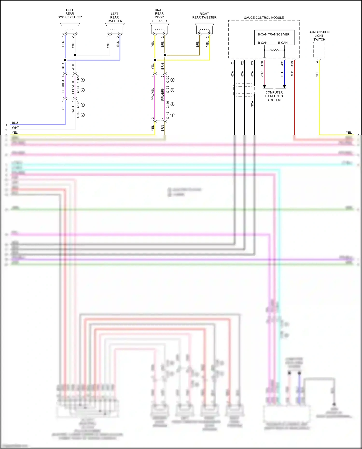 Wiring diagram computer data lines system for Honda Clarity II (2016-2021) (3 of 93)