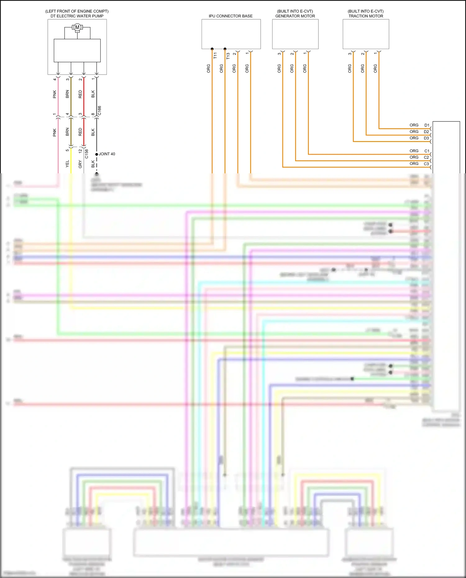 Wiring diagram computer data lines system for Honda Clarity II (2016-2021) (77 of 93)