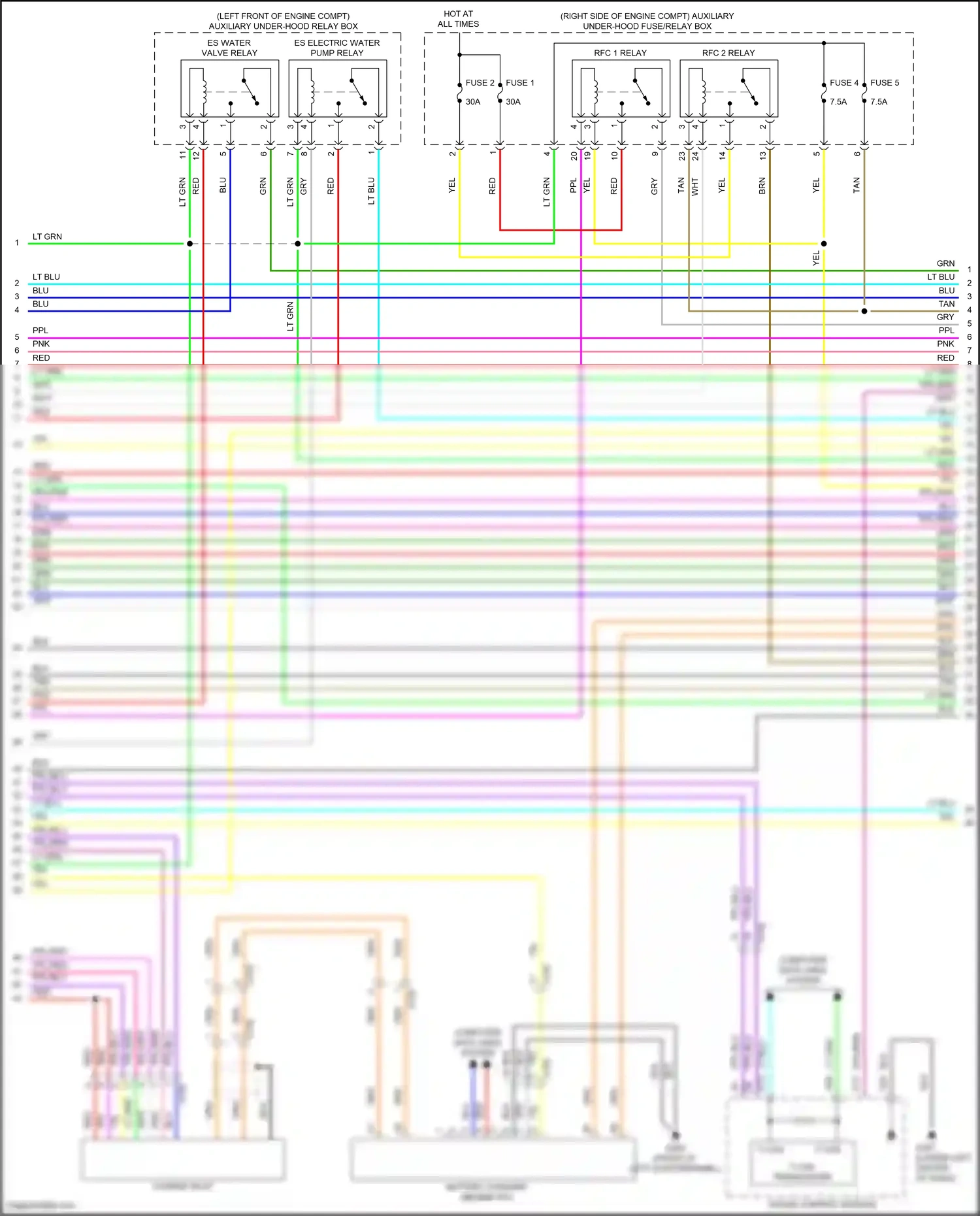 Wiring diagram computer data lines system for Honda Clarity II (2016-2021) (84 of 93)