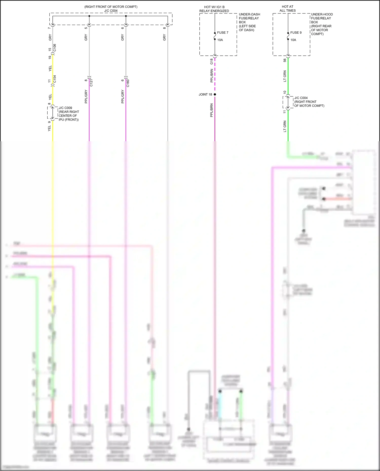 Wiring diagram computer data lines system for Honda Clarity II (2016-2021) (71 of 93)