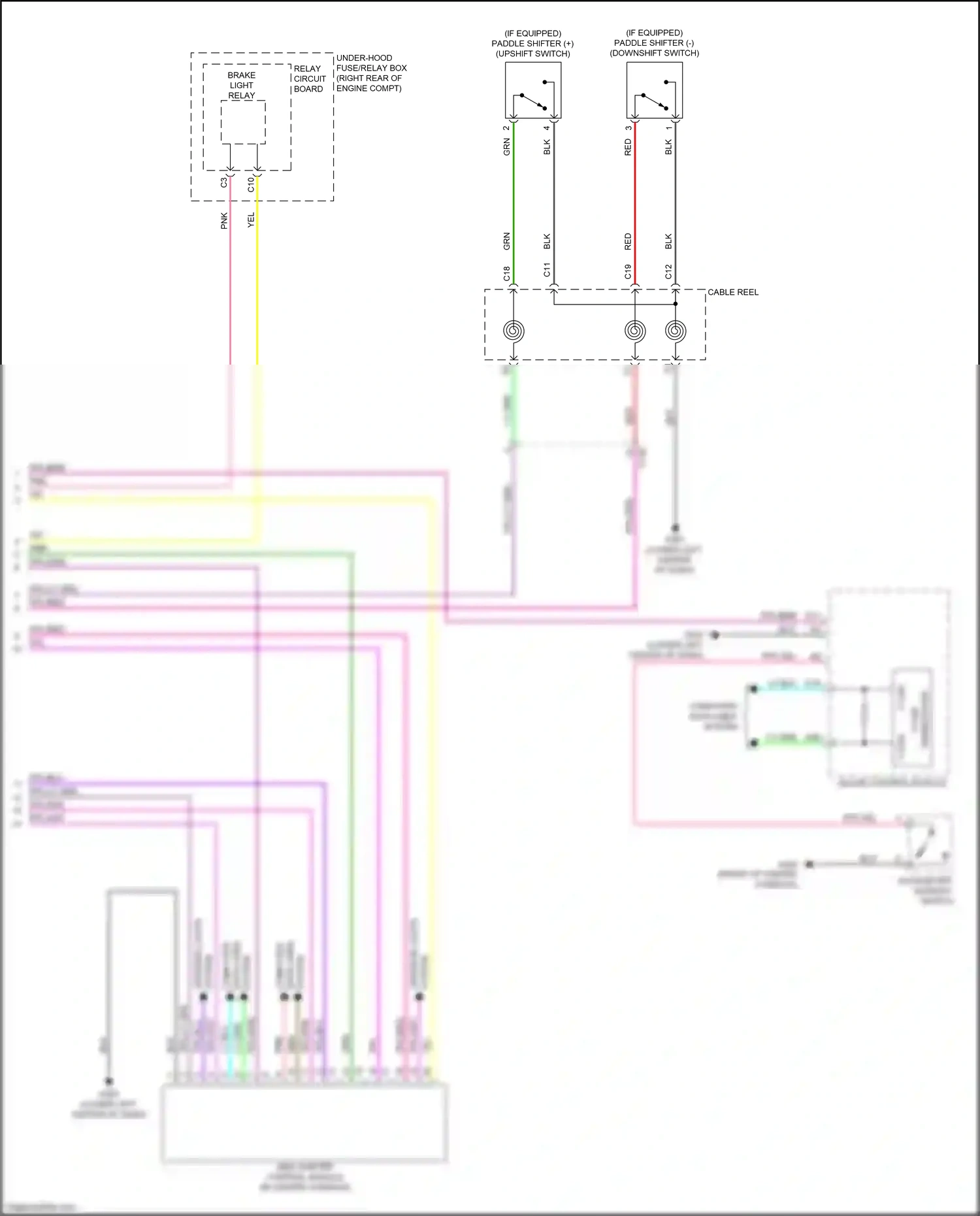 Wiring diagram data lines for Honda Clarity II (2016-2021) (1 of 2)