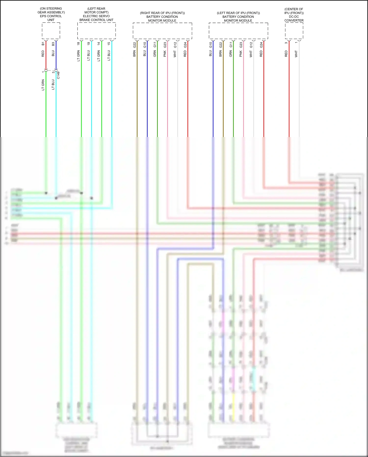 Wiring diagram vsa modulator control unit for Honda Clarity II (2016-2021) (13 of 14)