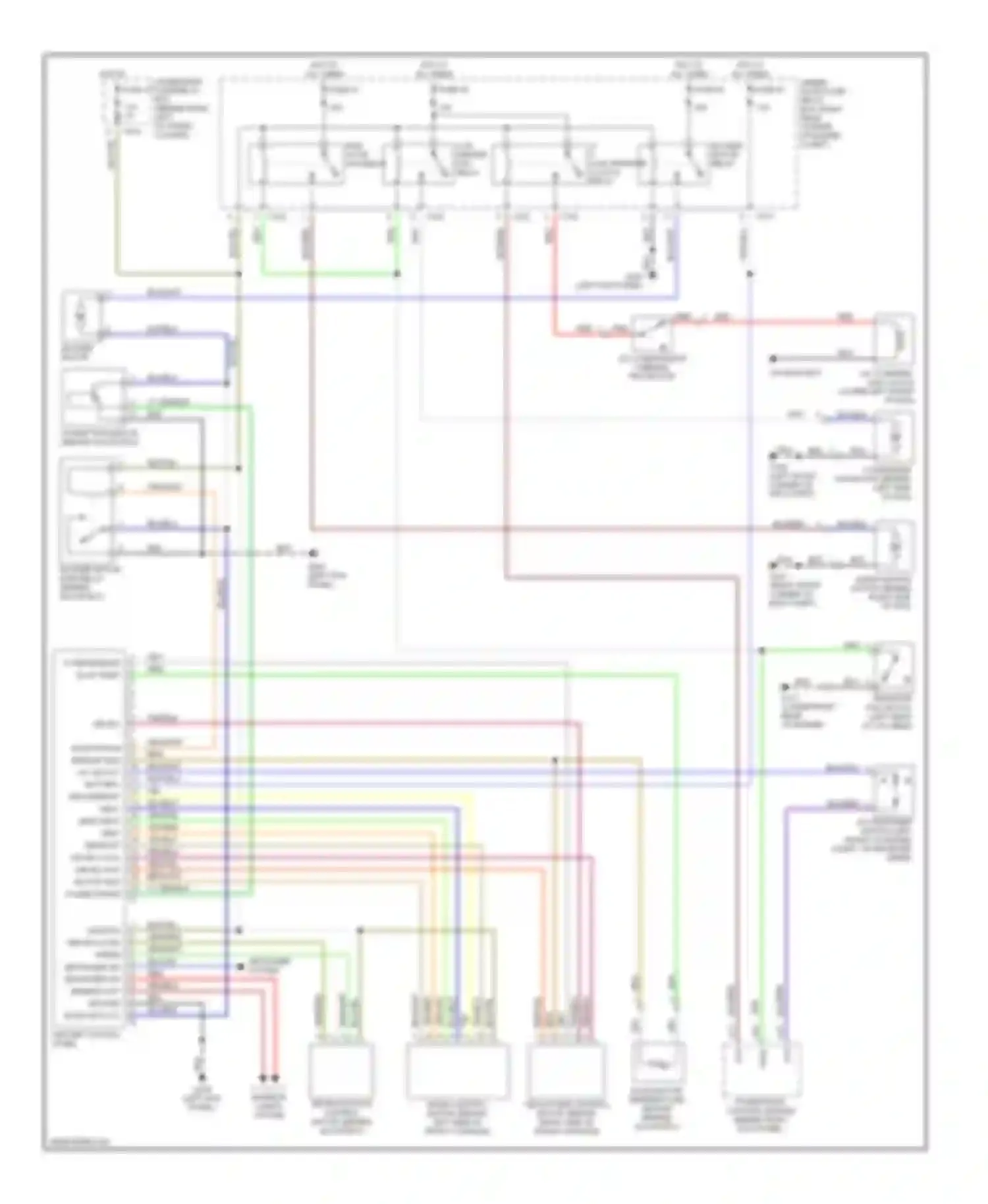 CR-V Honda I facelift (1999-2001): Manual a/c circuit