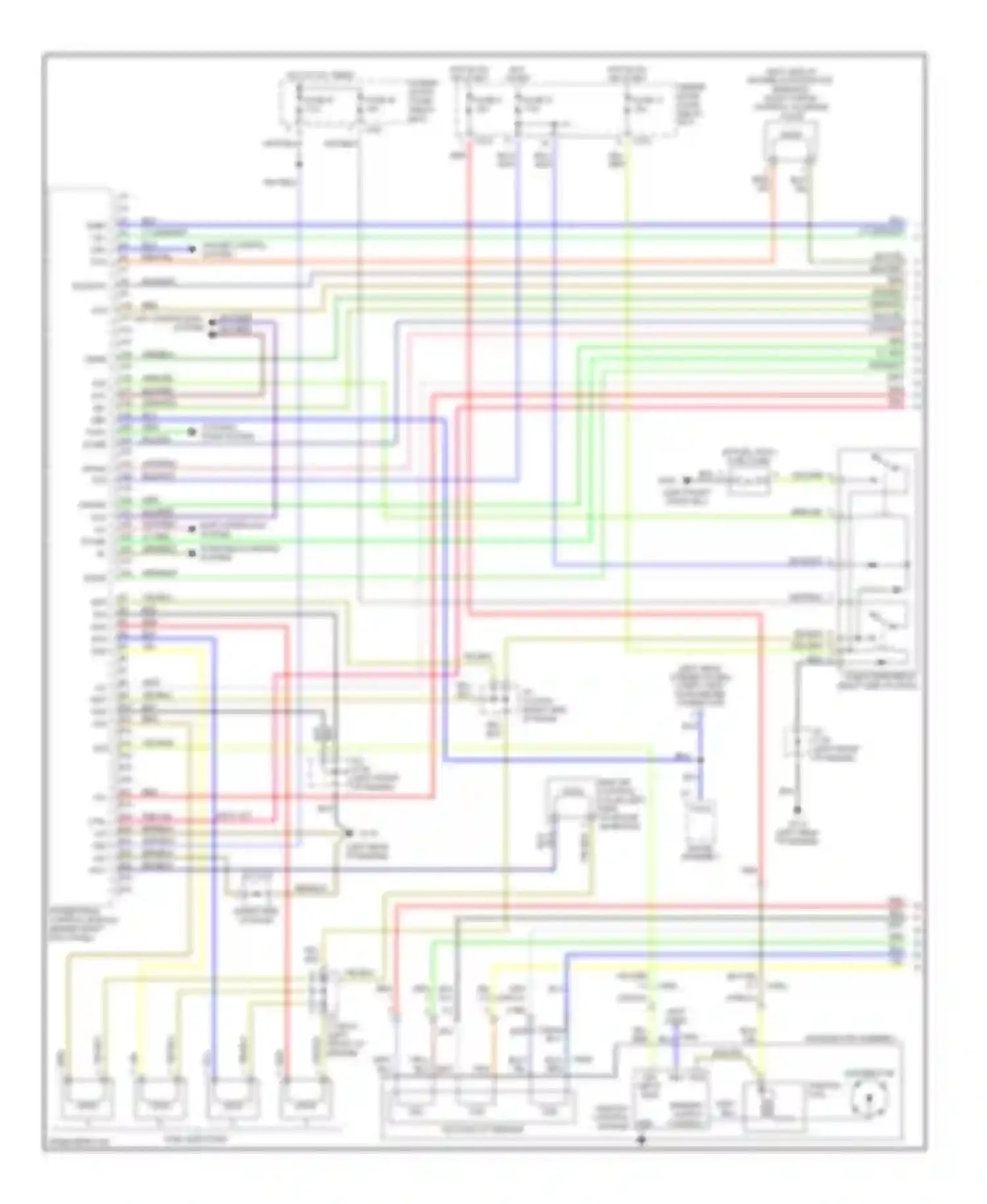 CR-V Honda I facelift (1999-2001): Wiring diagram engine performance 2.0ls (1 of 3)