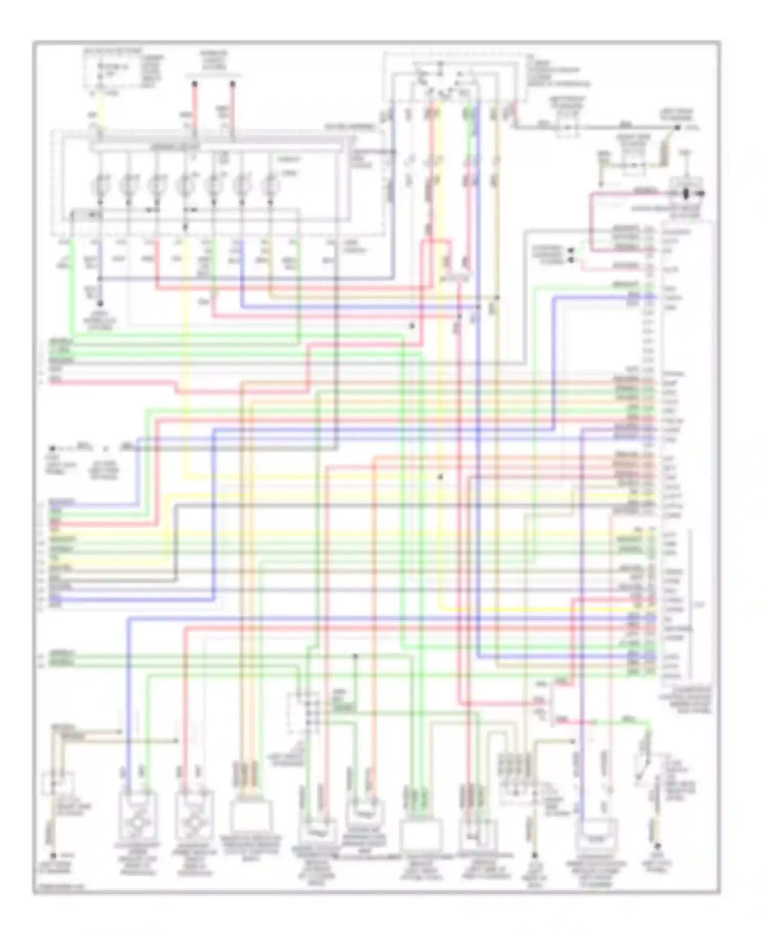 CR-V Honda I facelift (1999-2001): Wiring diagram engine performance 2.0ls (3 of 3)