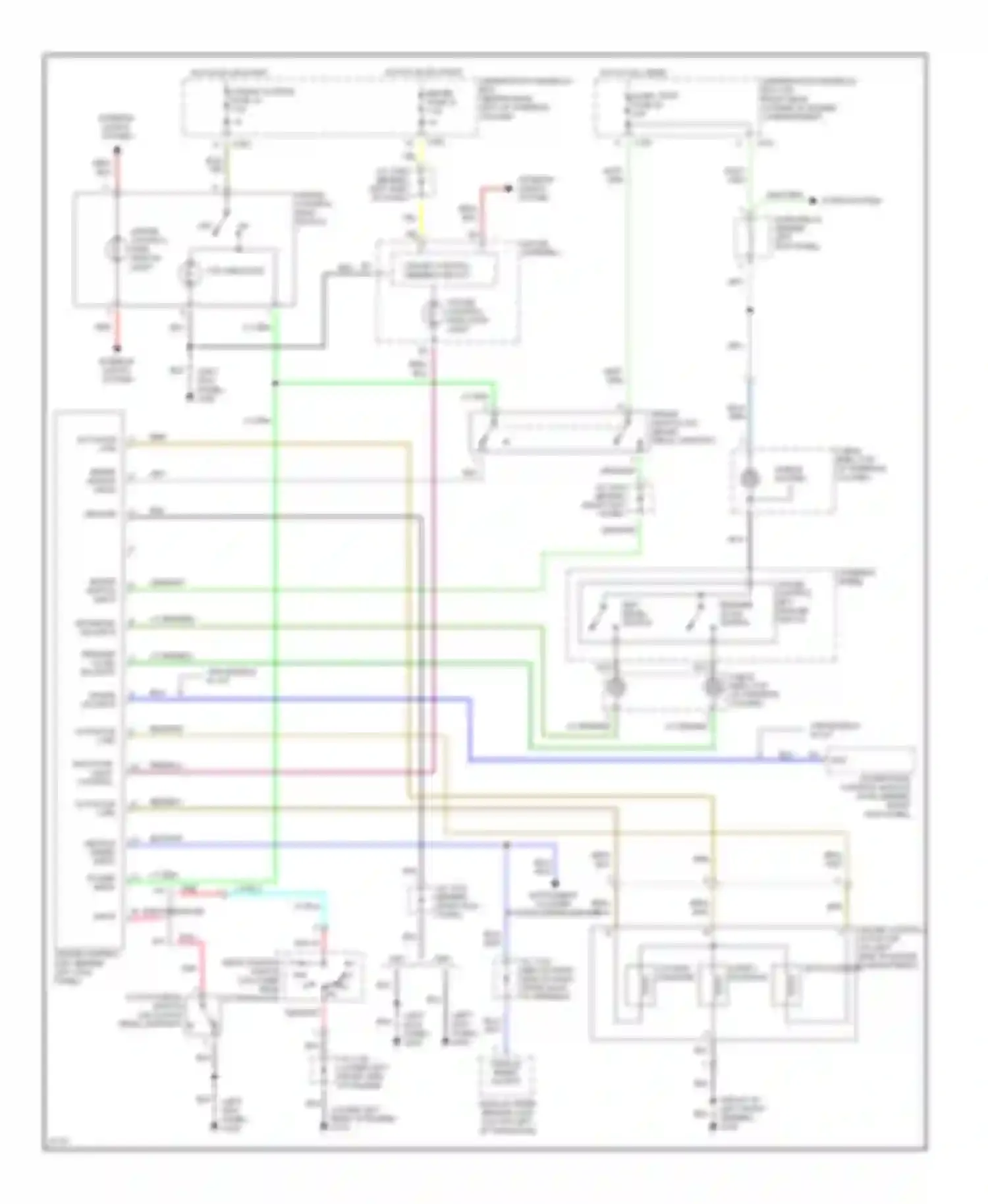 CR-V Honda I (1995-1999): Cruise control circuit