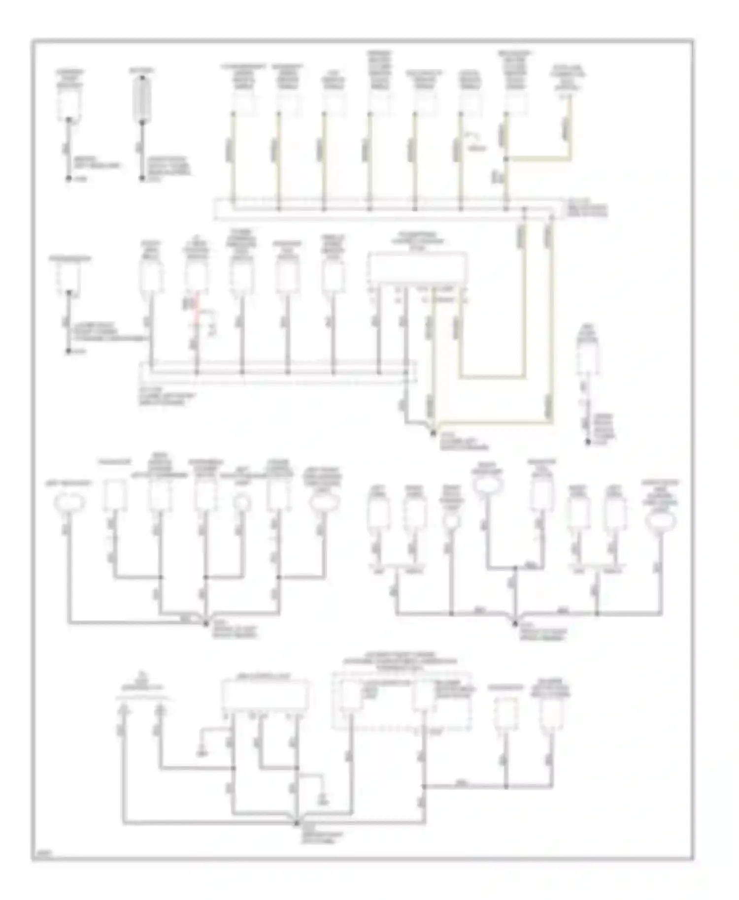 CR-V Honda I (1995-1999): Ground distribution circuit (1 of 3)