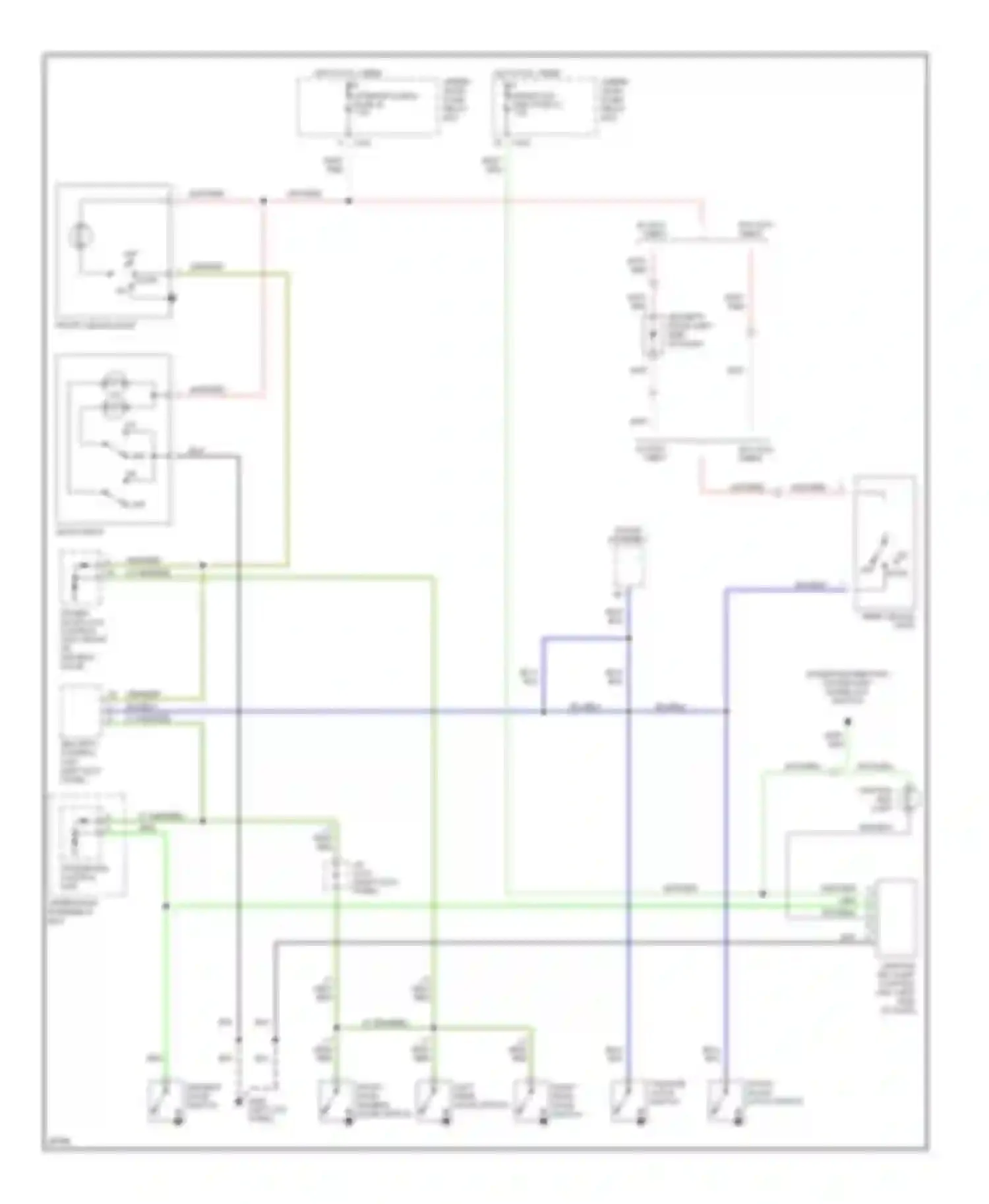 CR-V Honda I (1995-1999): Courtesy lamp circuit