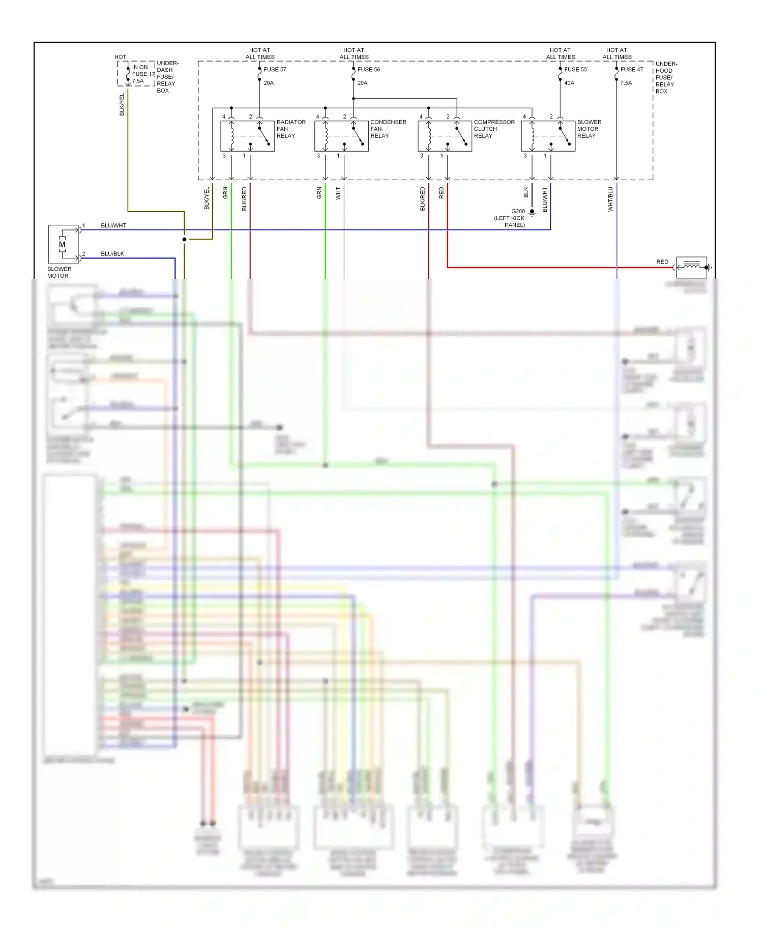 Wiring diagram s-com for Honda CR-V I (1995-1999) (1 of 1)