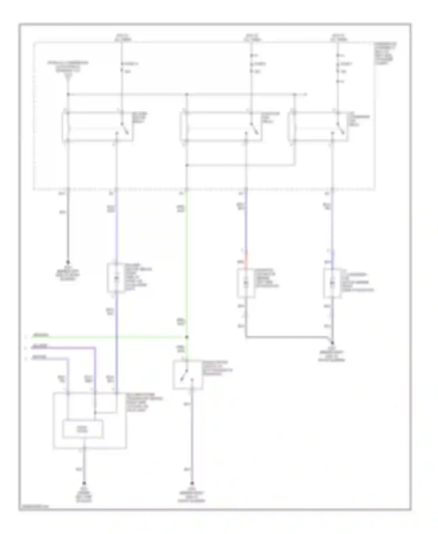 CR-V Honda II facelift (2004-2006): Manual a/c circuit (2 of 2)