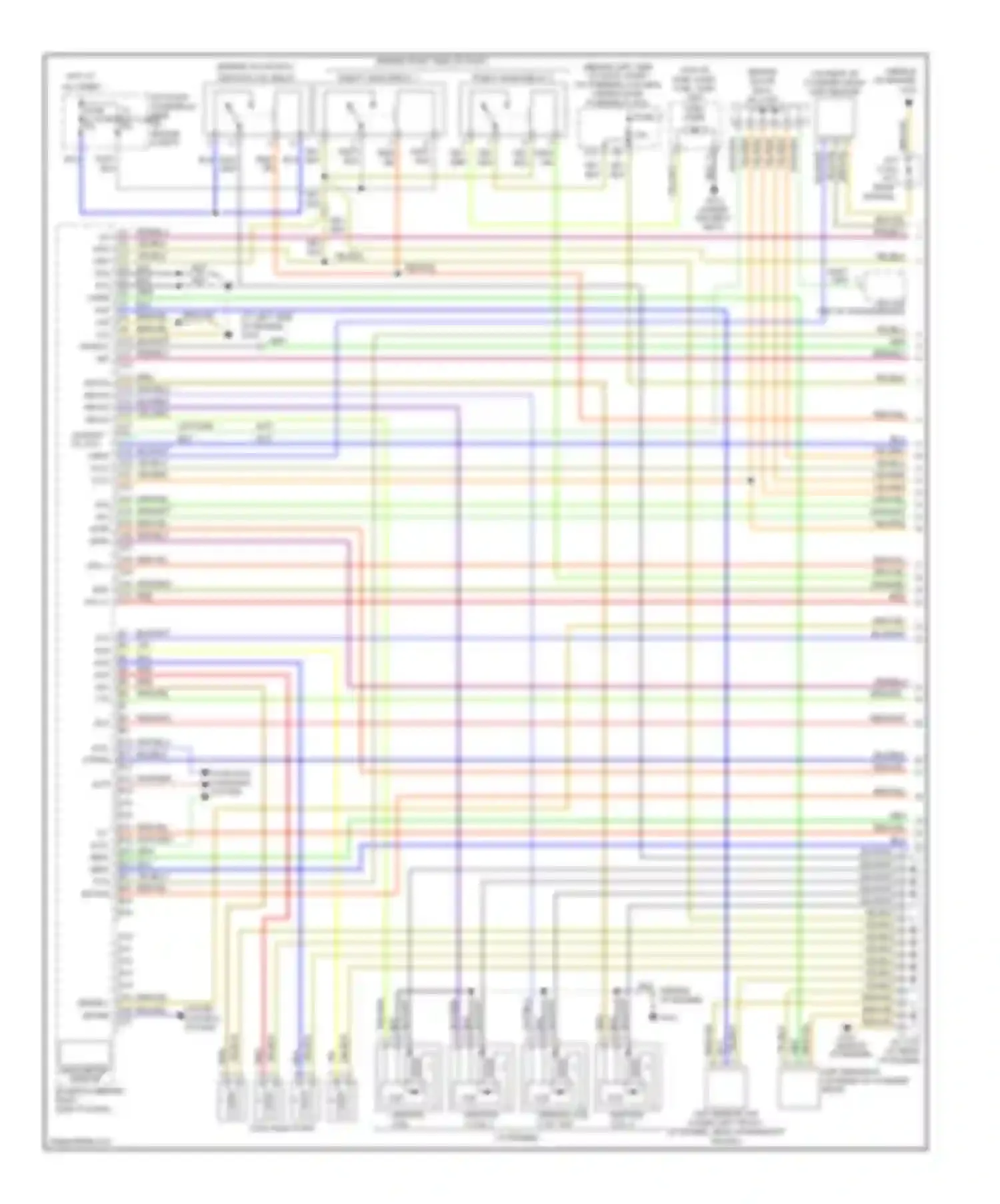 CR-V Honda II facelift (2004-2006): Wiring diagram engine performance 2.4l (1 of 4)