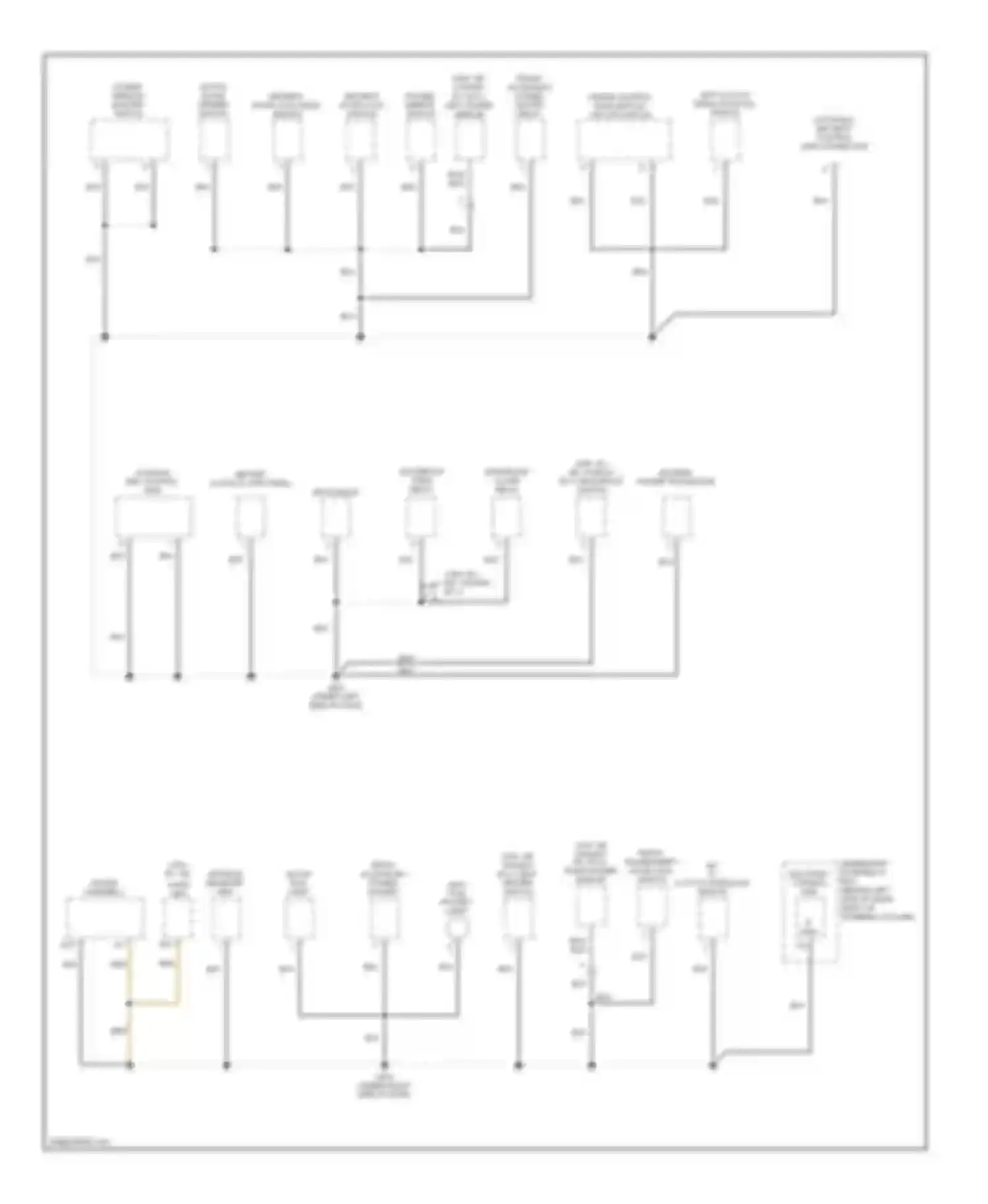 CR-V Honda II facelift (2004-2006): Ground distribution circuit (3 of 4)