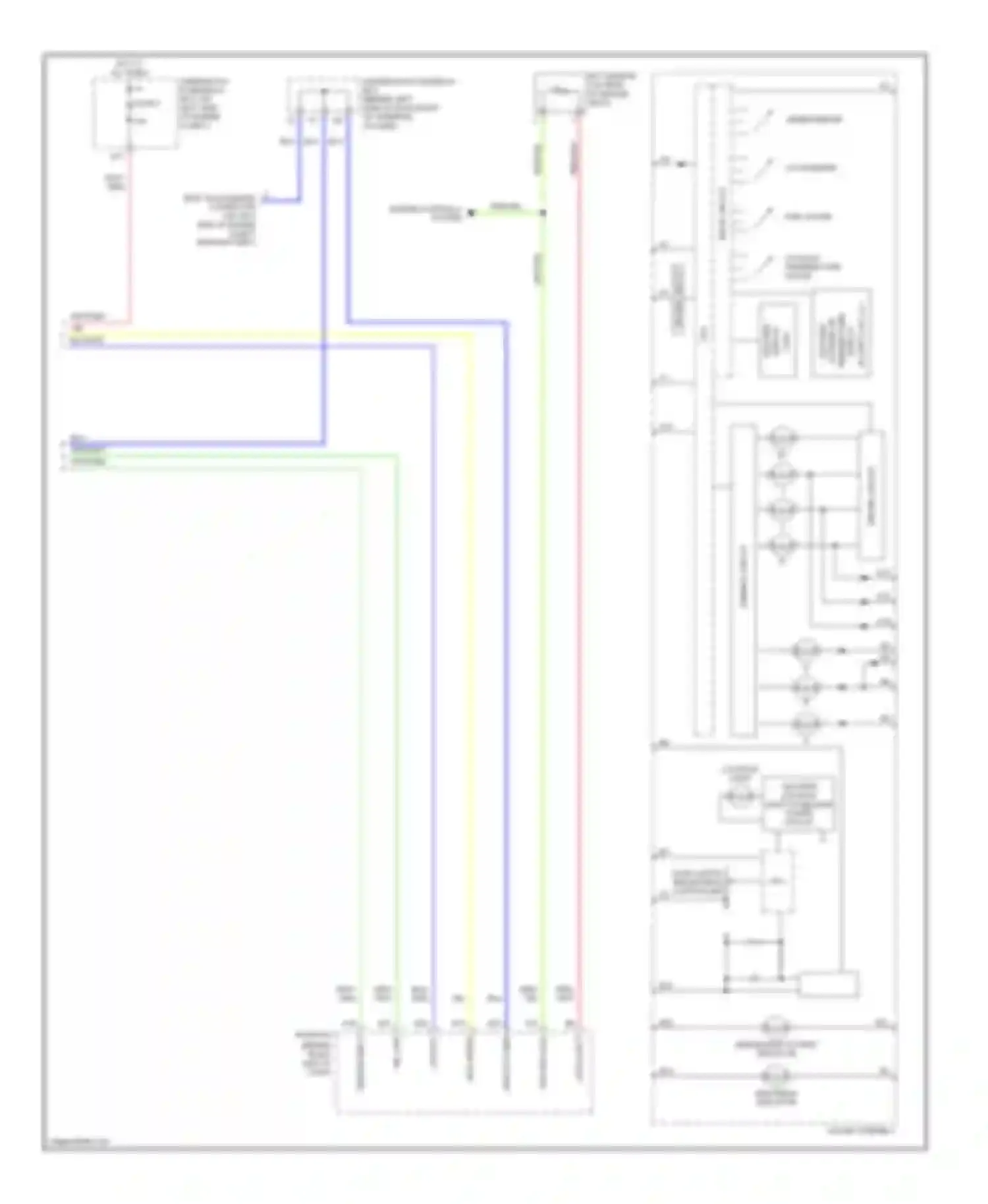 CR-V Honda II facelift (2004-2006): Instrument cluster circuit (2 of 2)