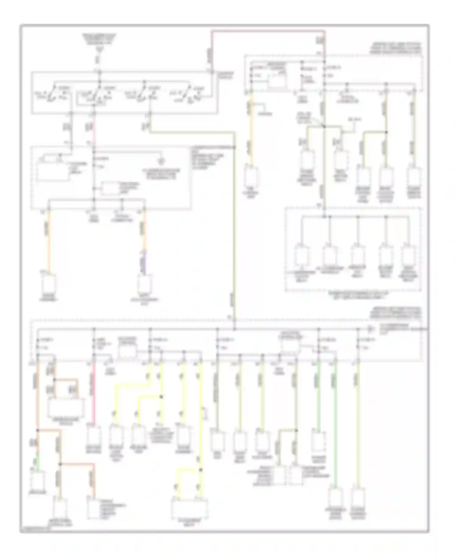 CR-V Honda II facelift (2004-2006): Power distribution circuit (3 of 4)