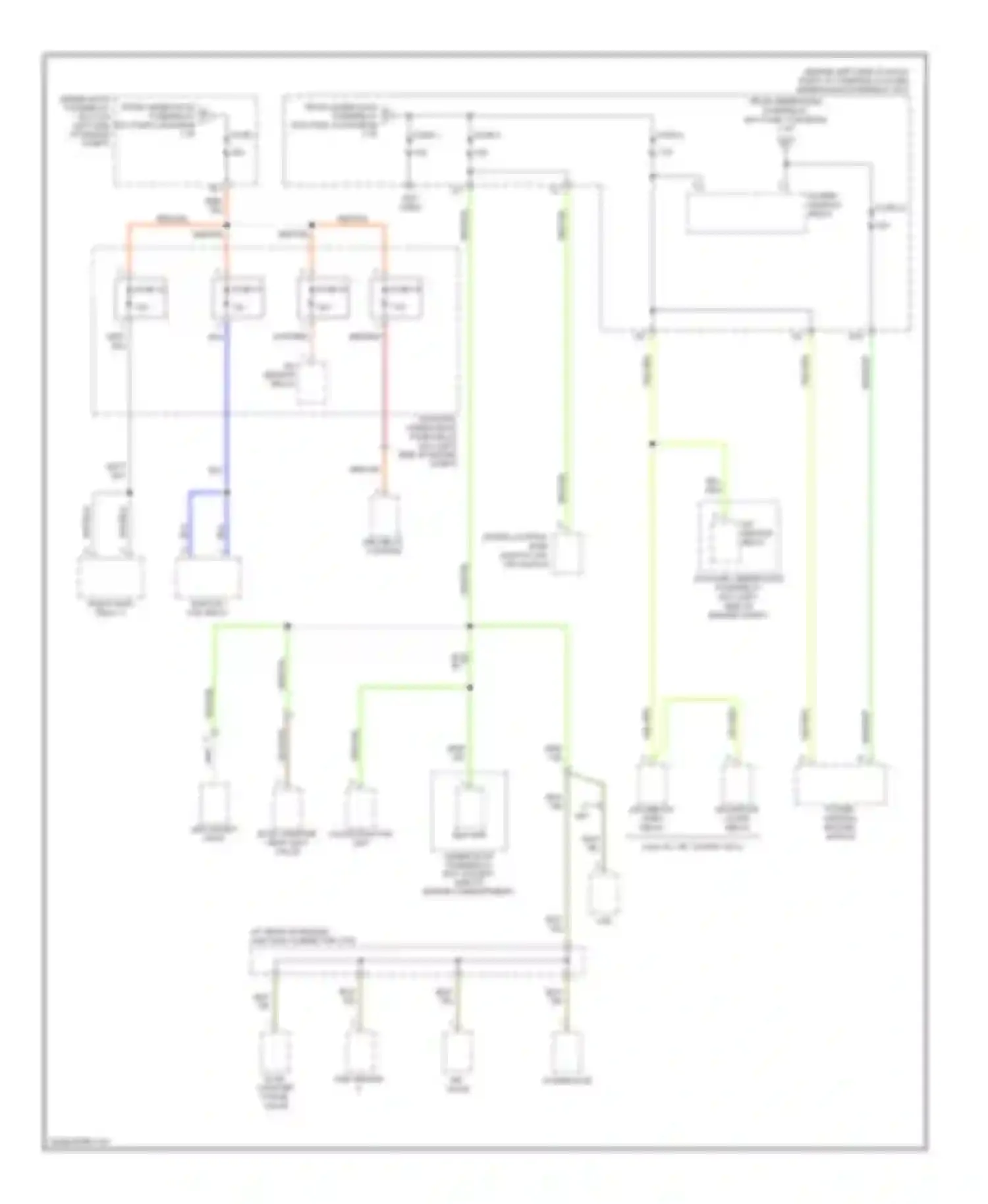 CR-V Honda II facelift (2004-2006): Power distribution circuit (4 of 4)