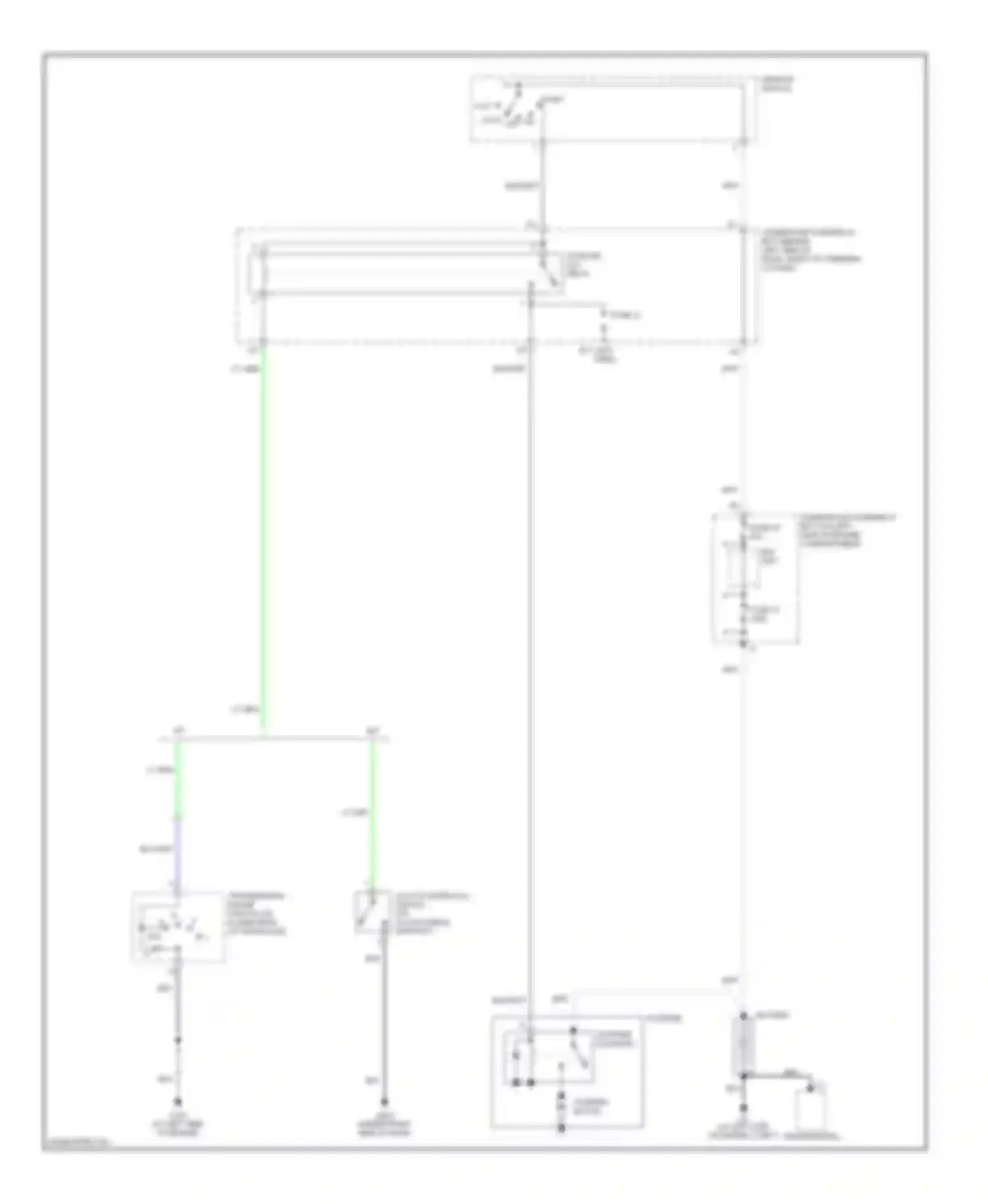 CR-V Honda II facelift (2004-2006): Starting circuit