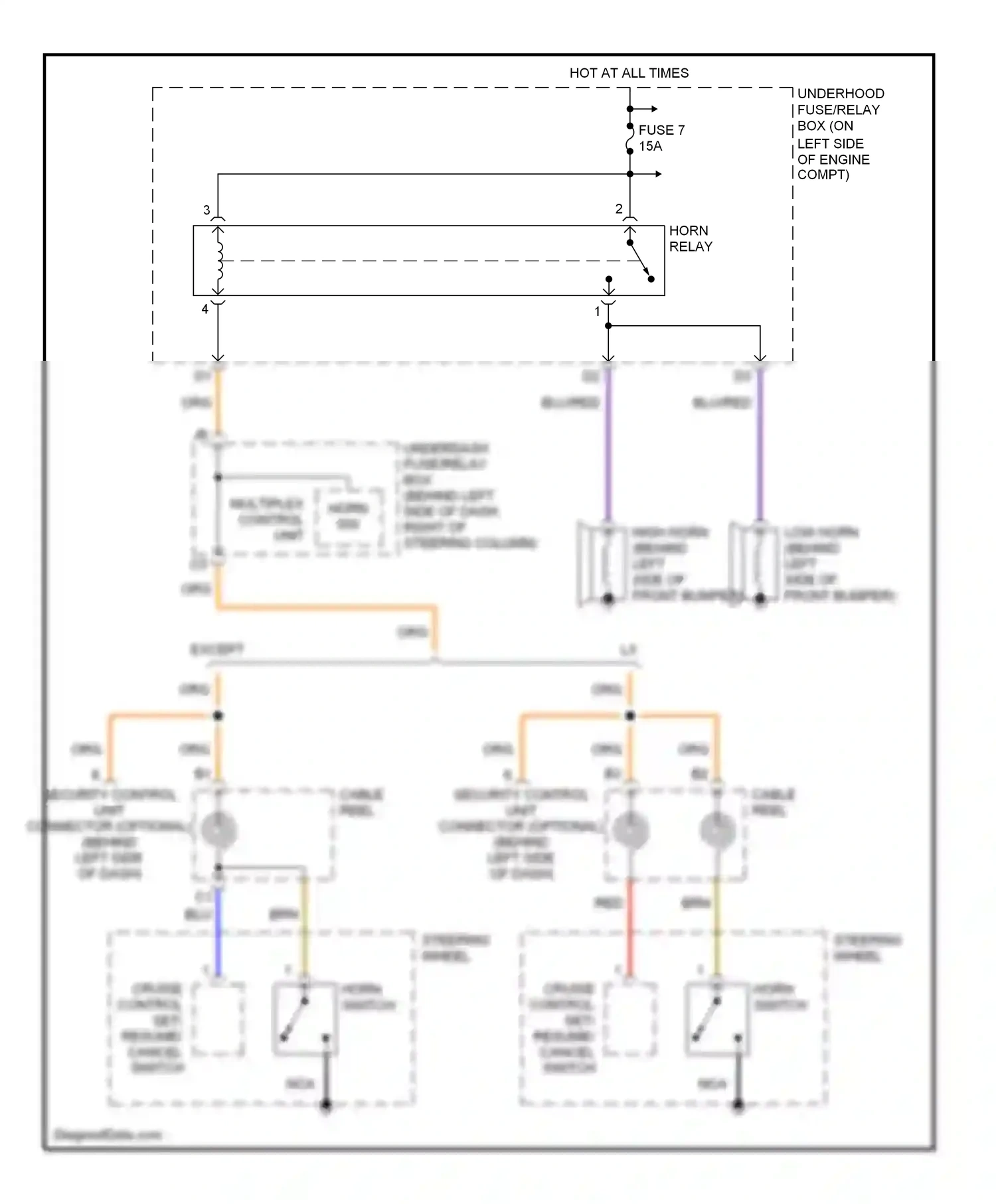 Wiring diagram nca for Honda CR-V II facelift (2004-2006) (3 of 8)