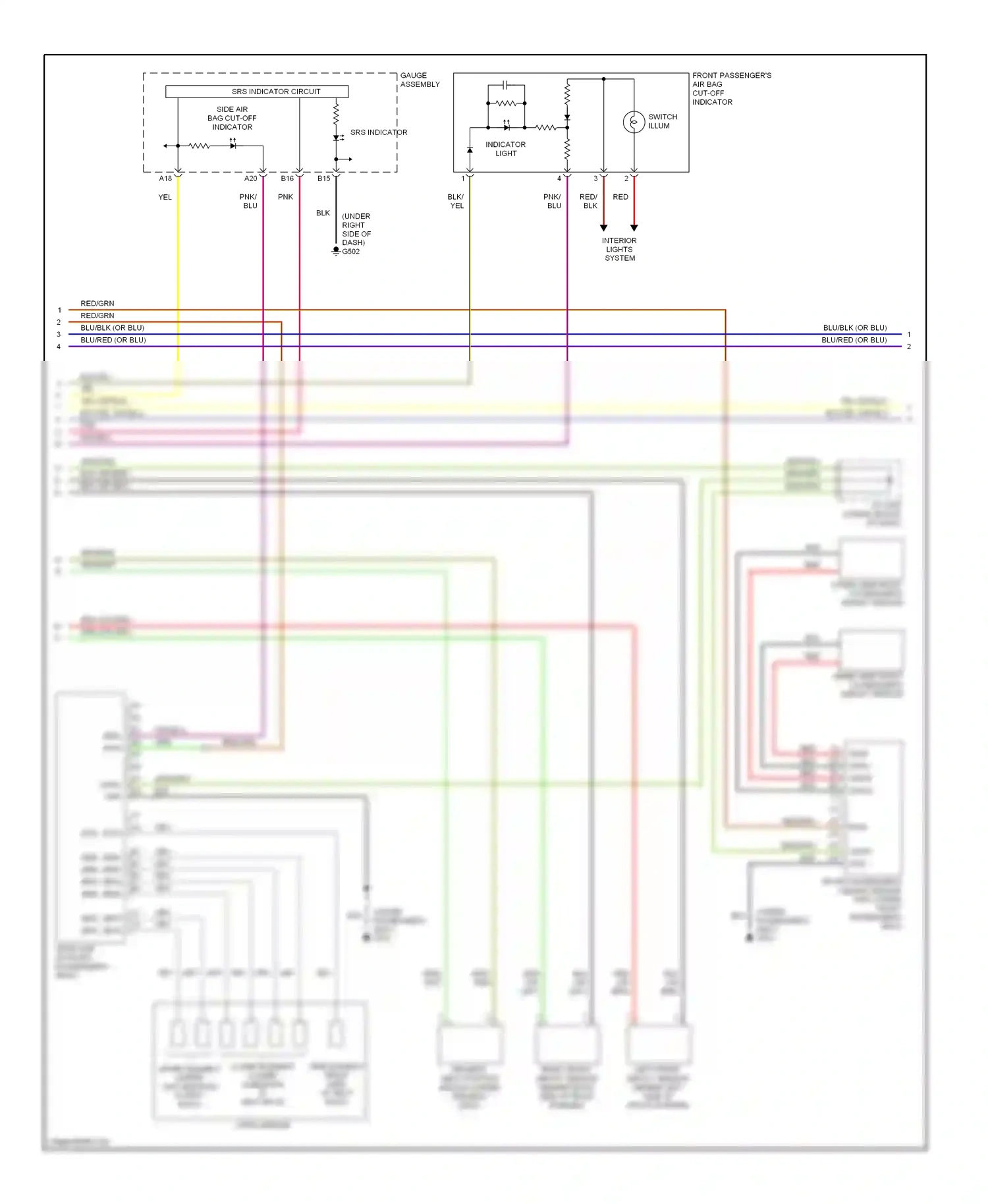 Wiring diagram (or for Honda CR-V II facelift (2004-2006) (3 of 3)