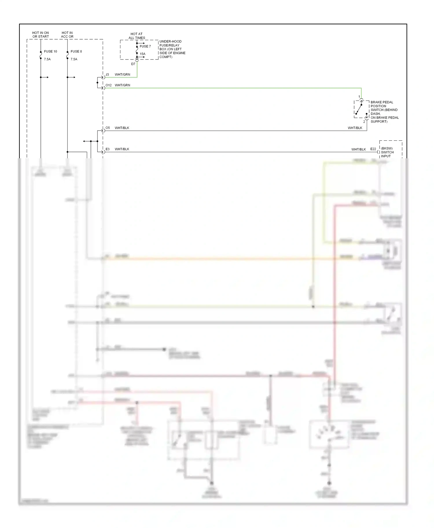 Wiring diagram red for Honda CR-V II facelift (2004-2006) (32 of 40)