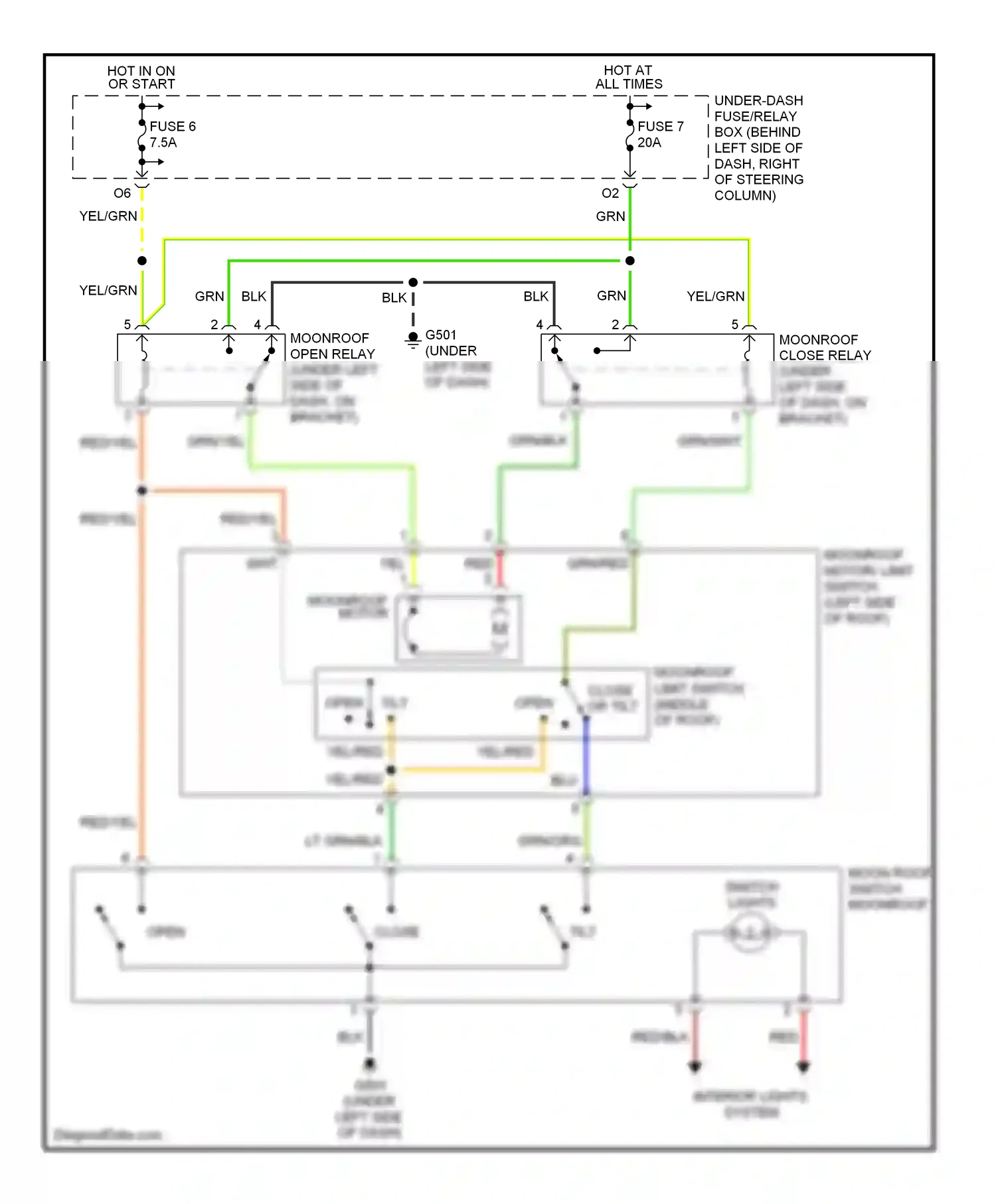 Wiring diagram red for Honda CR-V II facelift (2004-2006) (26 of 40)