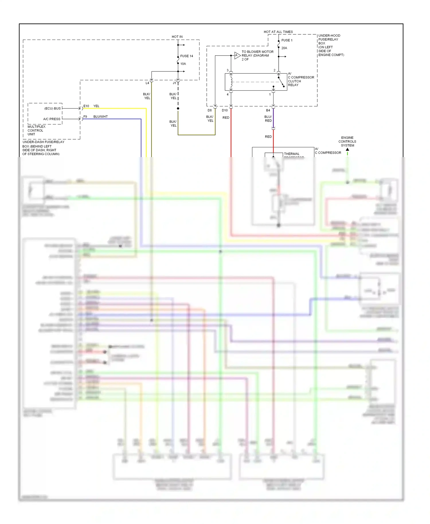 Wiring diagram s-com for Honda CR-V II facelift (2004-2006) (1 of 1)