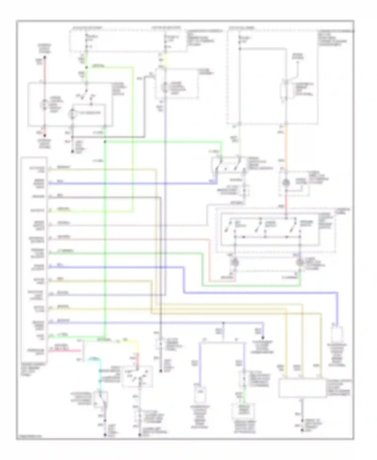 CR-V Honda II (2001-2004): Cruise control circuit