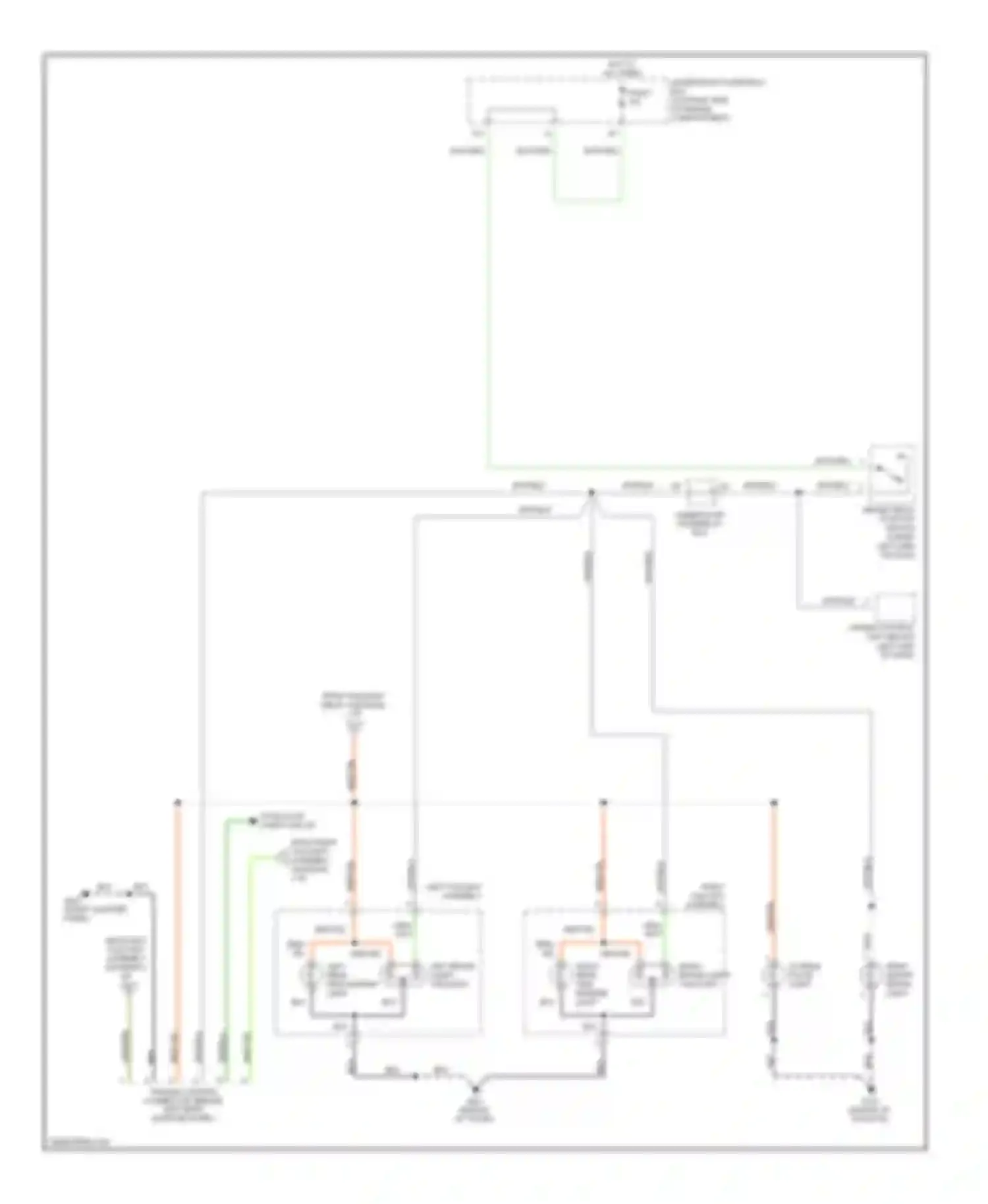 CR-V Honda II (2001-2004): Exterior lamps circuit (2 of 2)