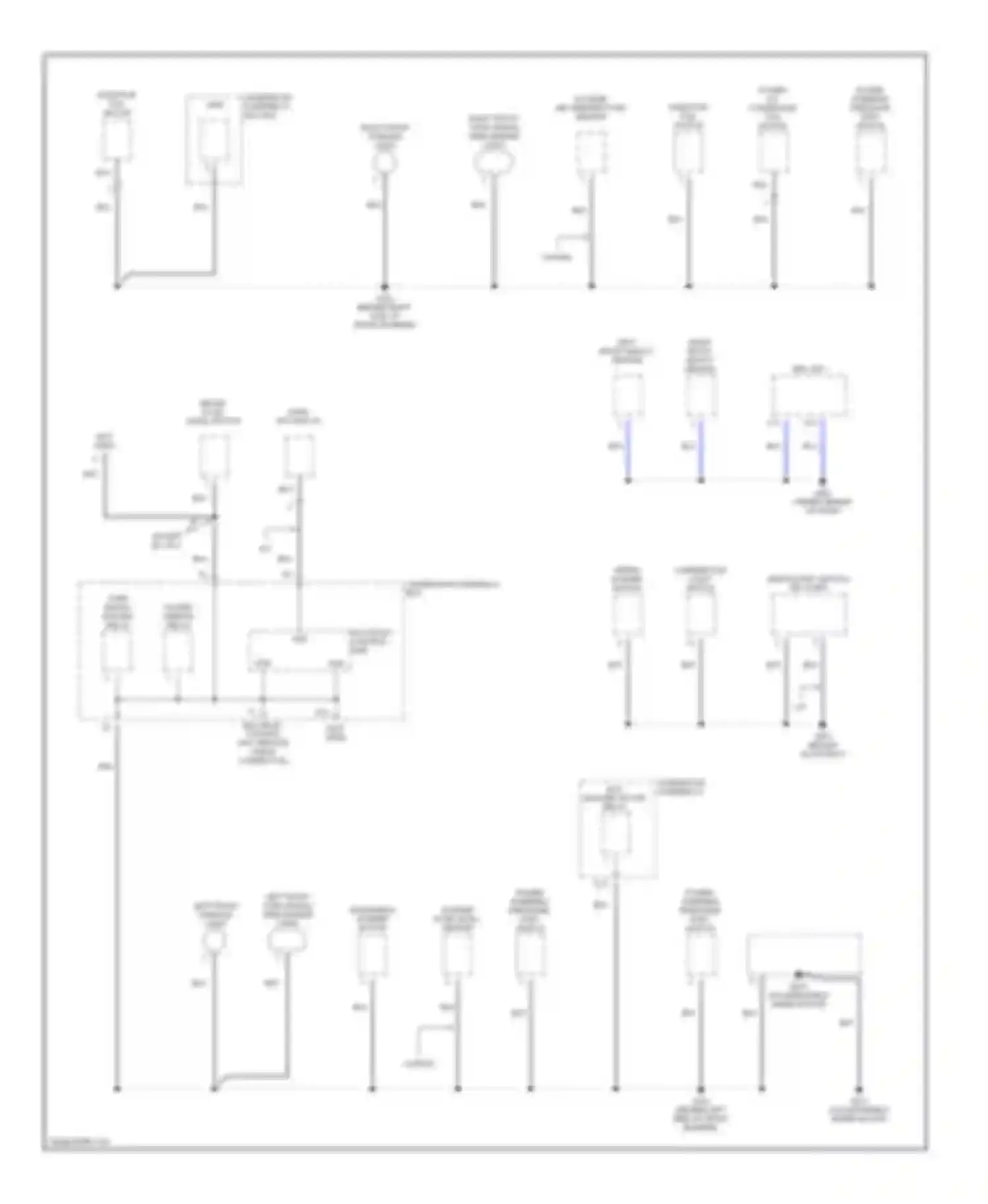 CR-V Honda II (2001-2004): Ground distribution circuit (2 of 4)