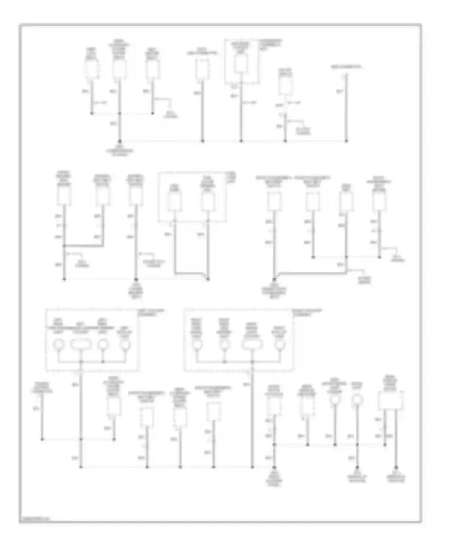 CR-V Honda II (2001-2004): Ground distribution circuit (4 of 4)