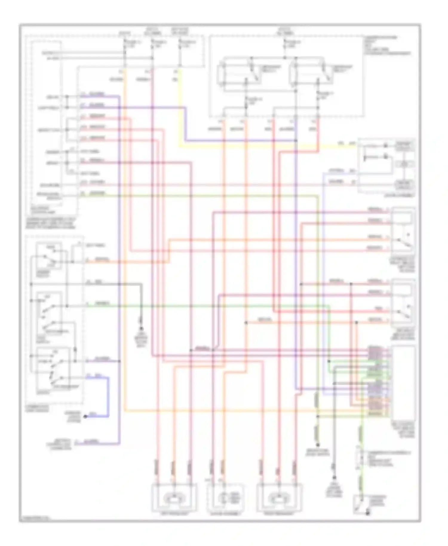 CR-V Honda II (2001-2004): Headlight circuit, with drl