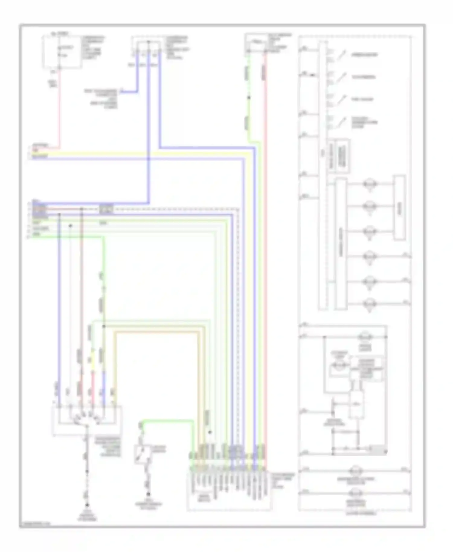 CR-V Honda II (2001-2004): Instrument cluster circuit (2 of 2)