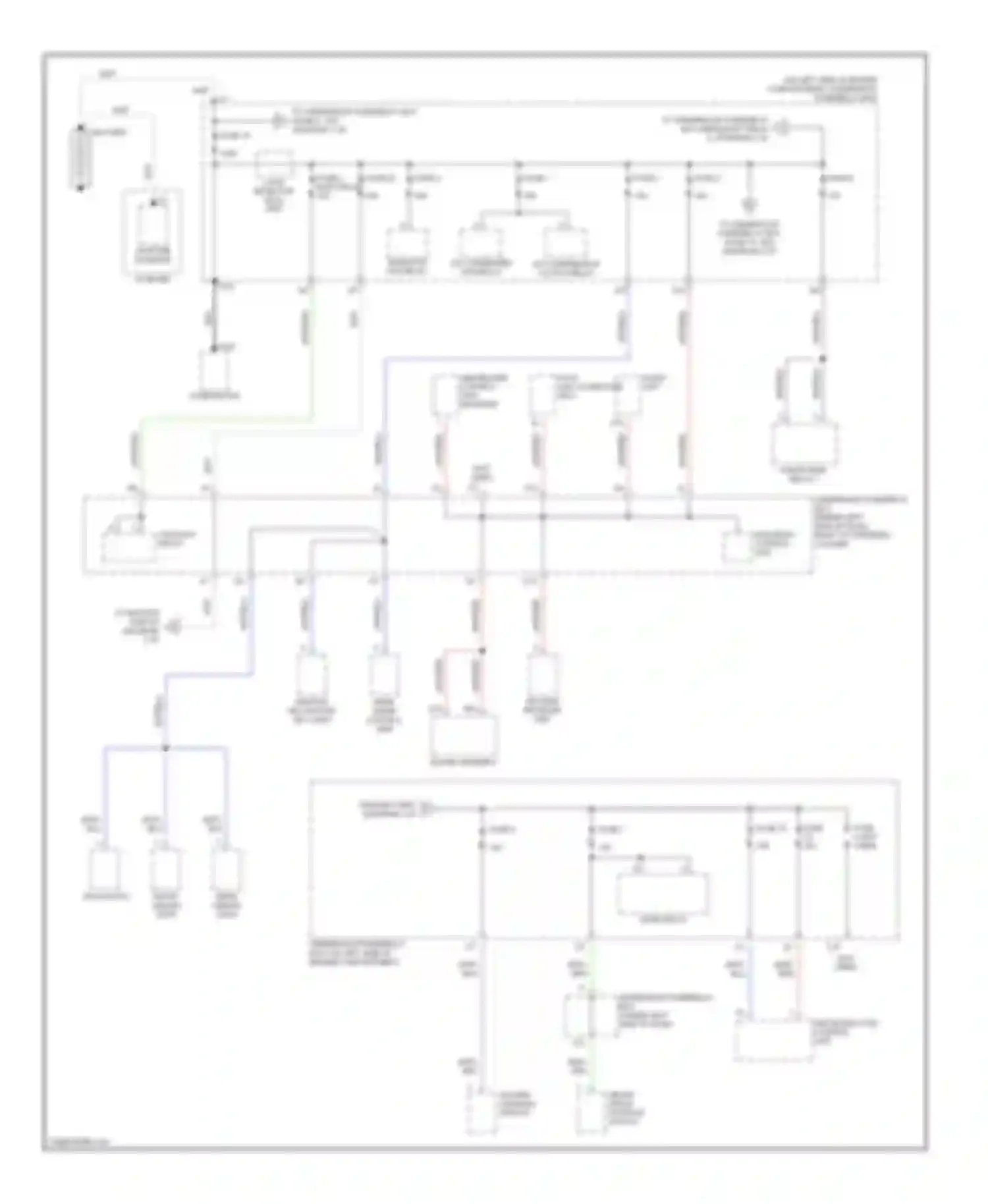 CR-V Honda II (2001-2004): Power distribution circuit (1 of 4)