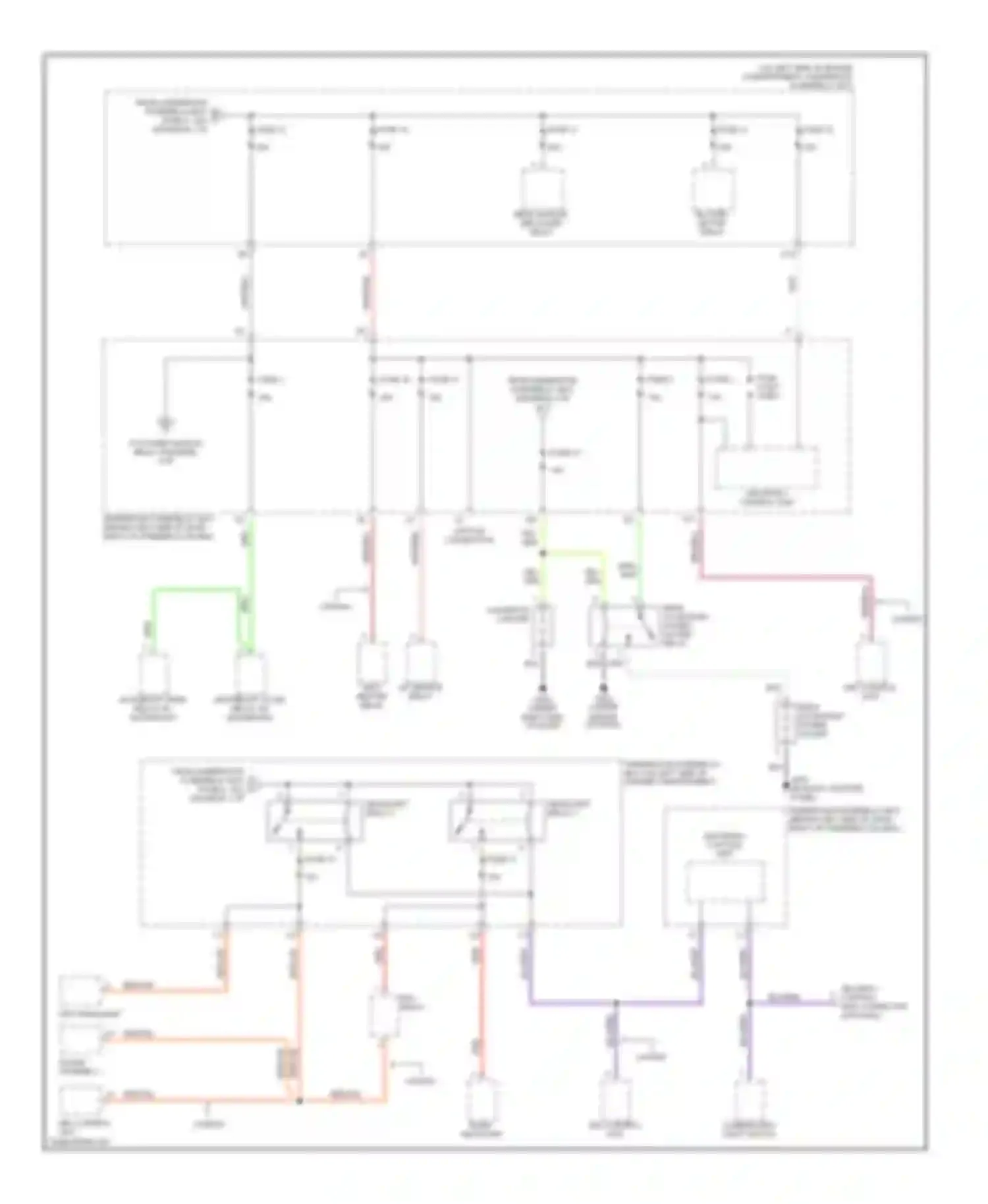 CR-V Honda II (2001-2004): Power distribution circuit (2 of 4)