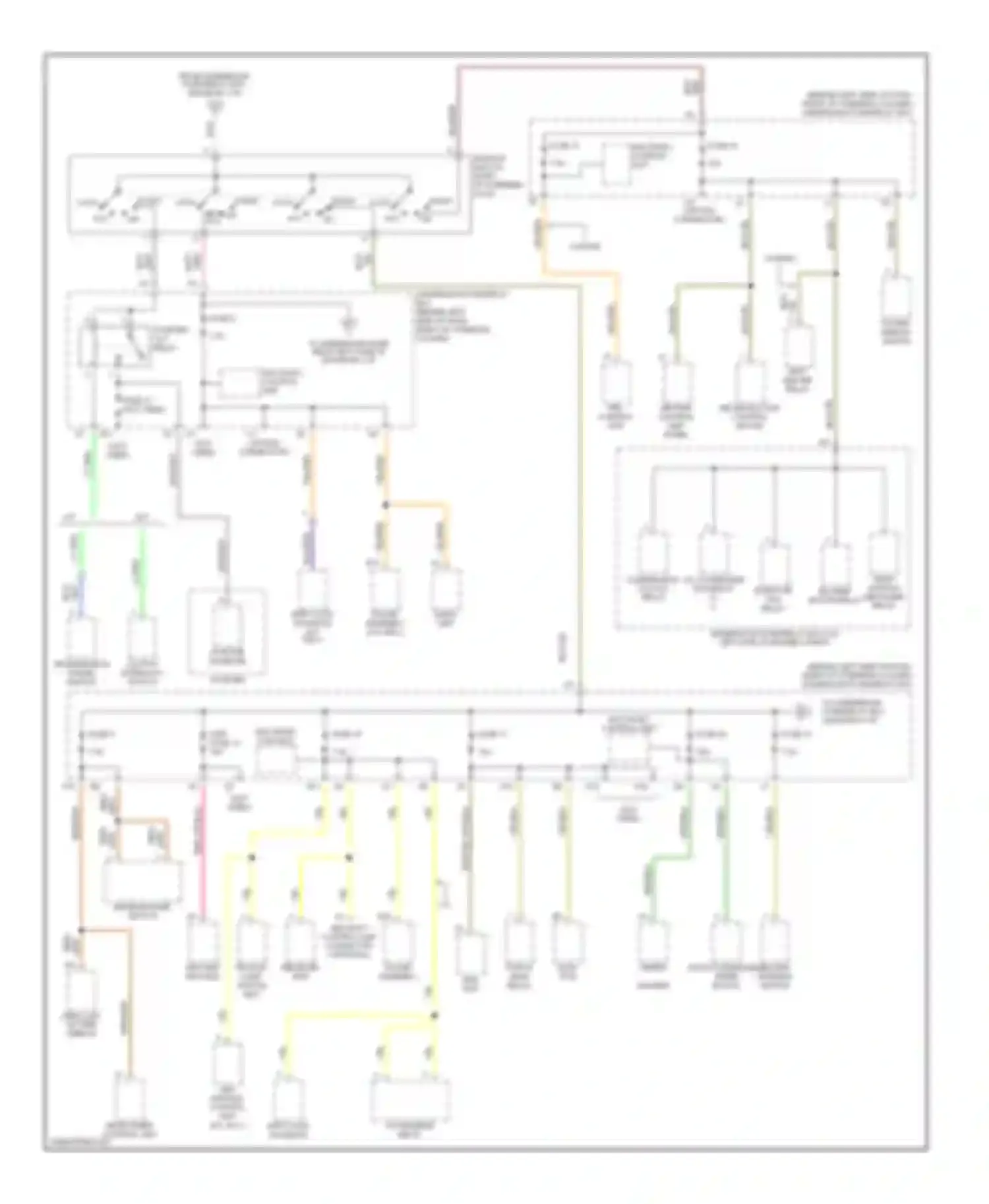 CR-V Honda II (2001-2004): Power distribution circuit (3 of 4)