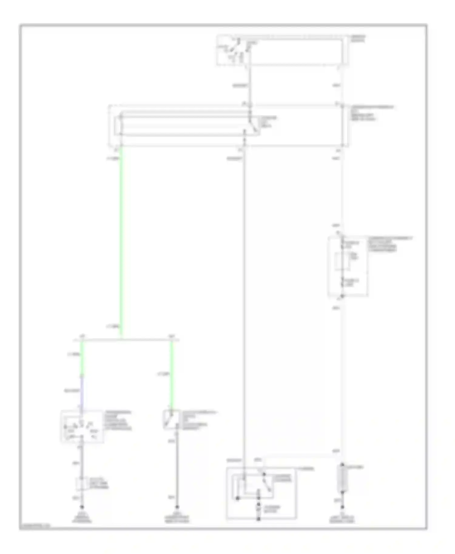 CR-V Honda II (2001-2004): Starting circuit