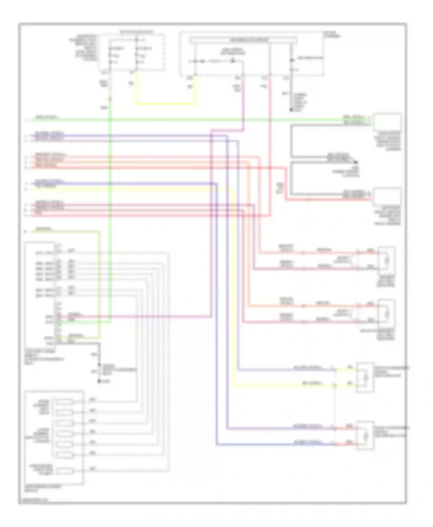 CR-V Honda II (2001-2004): Supplemental restraint circuit (2 of 2)