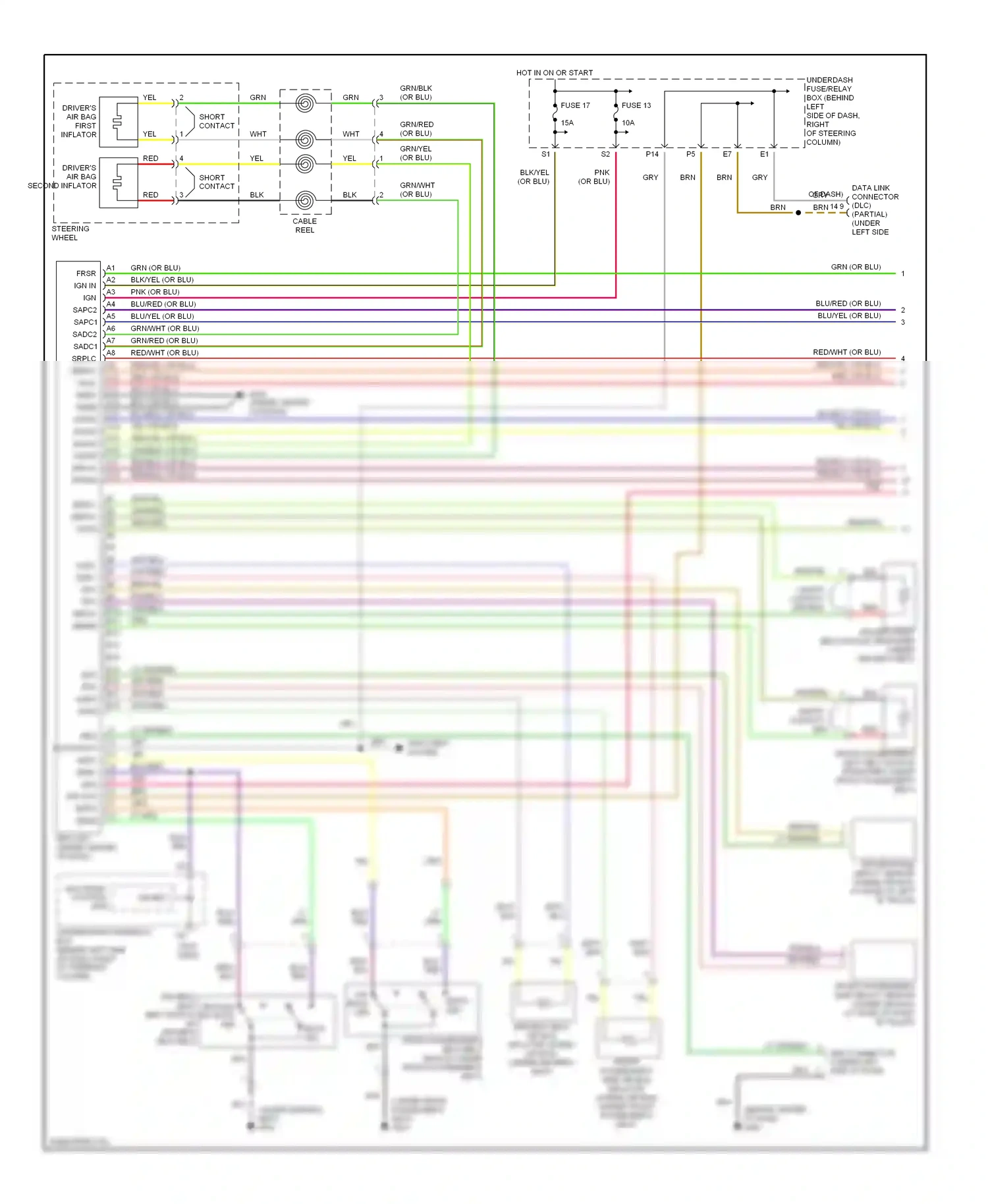 Wiring diagram blk for Honda CR-V II (2001-2004) (48 of 50)