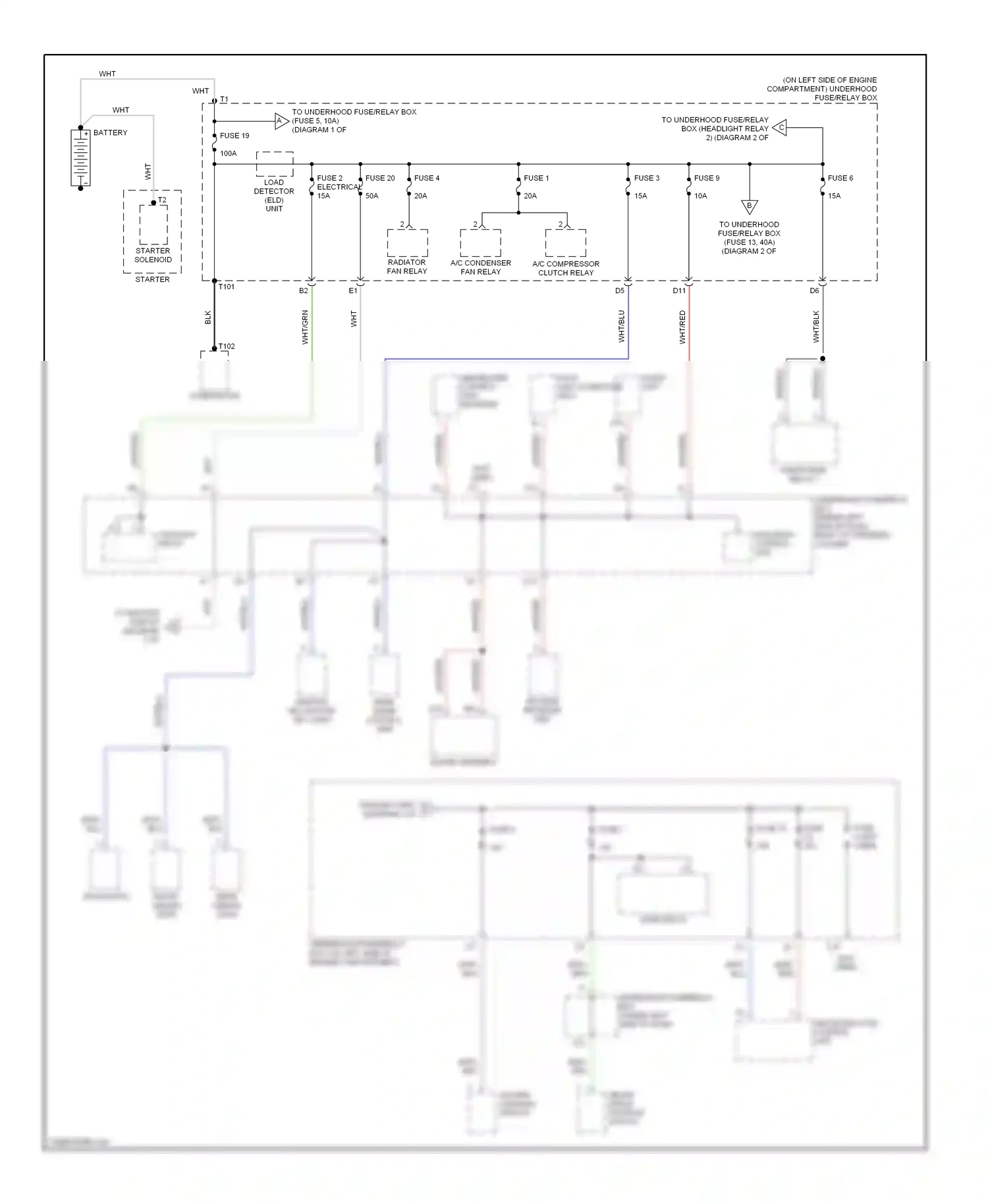 Wiring diagram blk for Honda CR-V II (2001-2004) (28 of 50)
