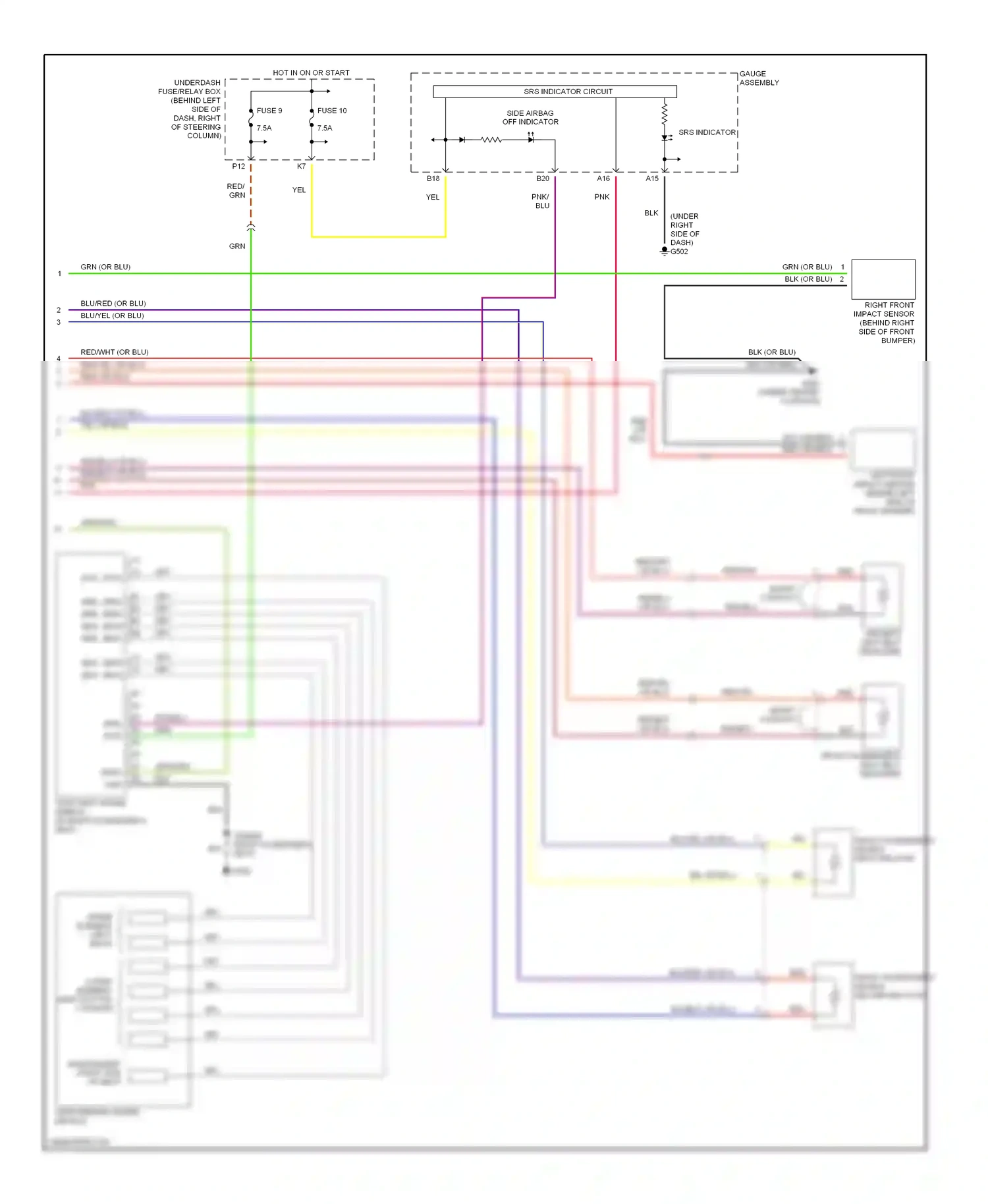 Wiring diagram blu for Honda CR-V II (2001-2004) (29 of 32)