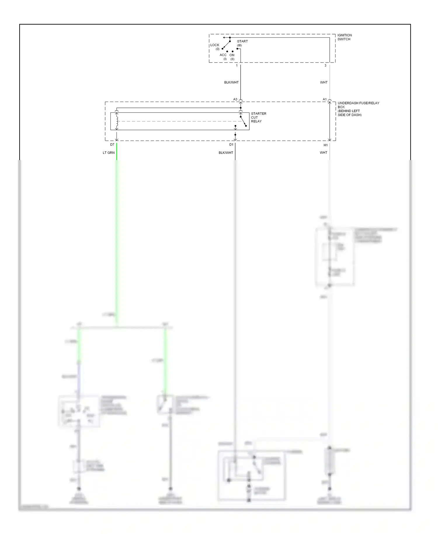 Wiring diagram eld unit for Honda CR-V II (2001-2004) (2 of 3)