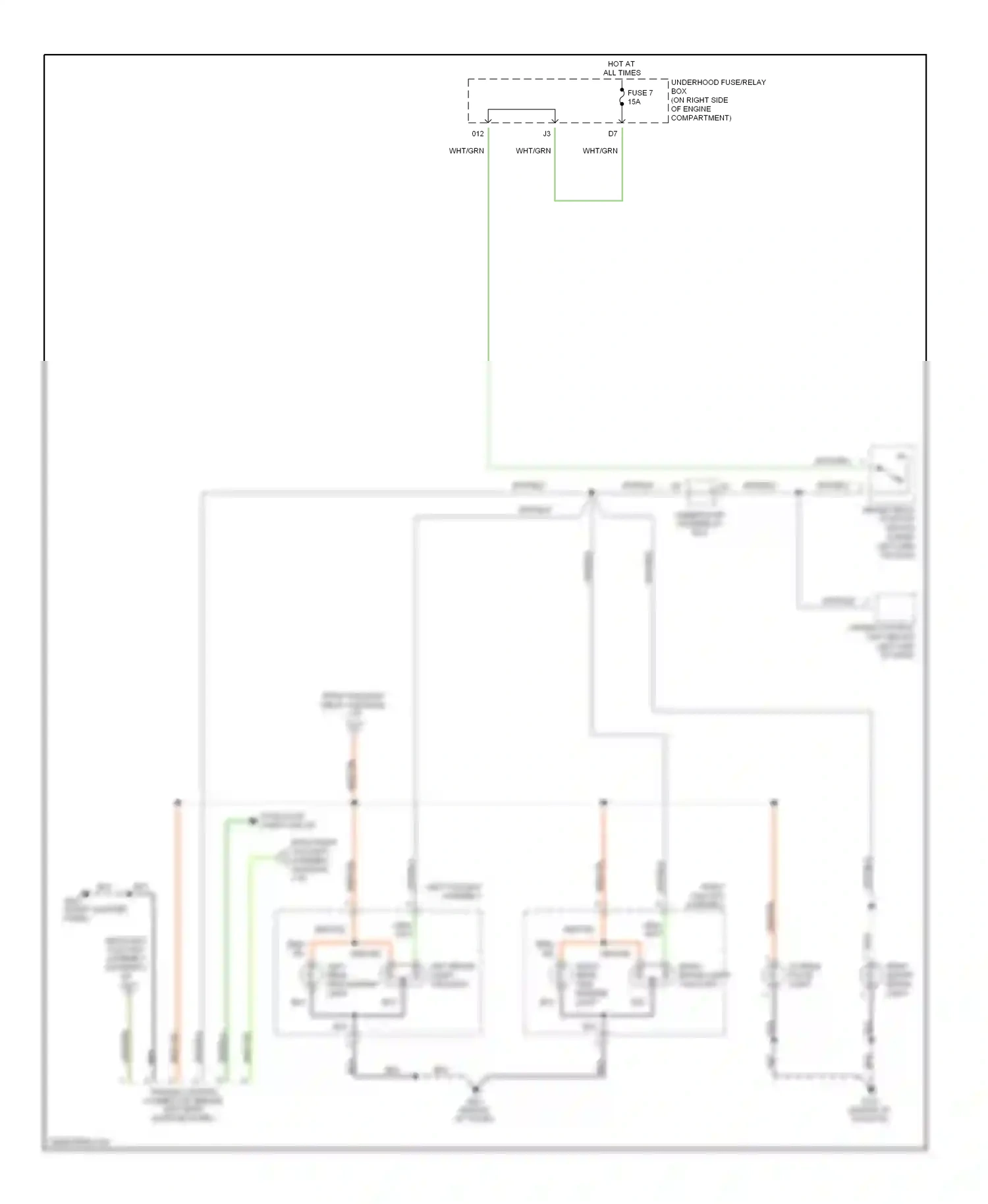 Wiring diagram grn for Honda CR-V II (2001-2004) (14 of 36)
