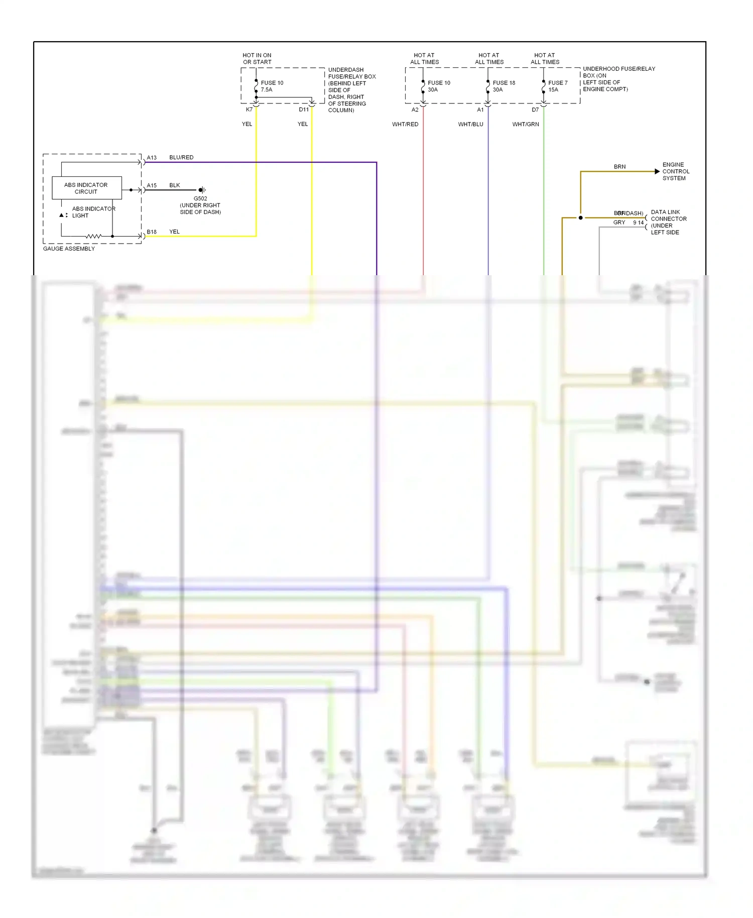 Wiring diagram org/ for Honda CR-V II (2001-2004) (1 of 15)