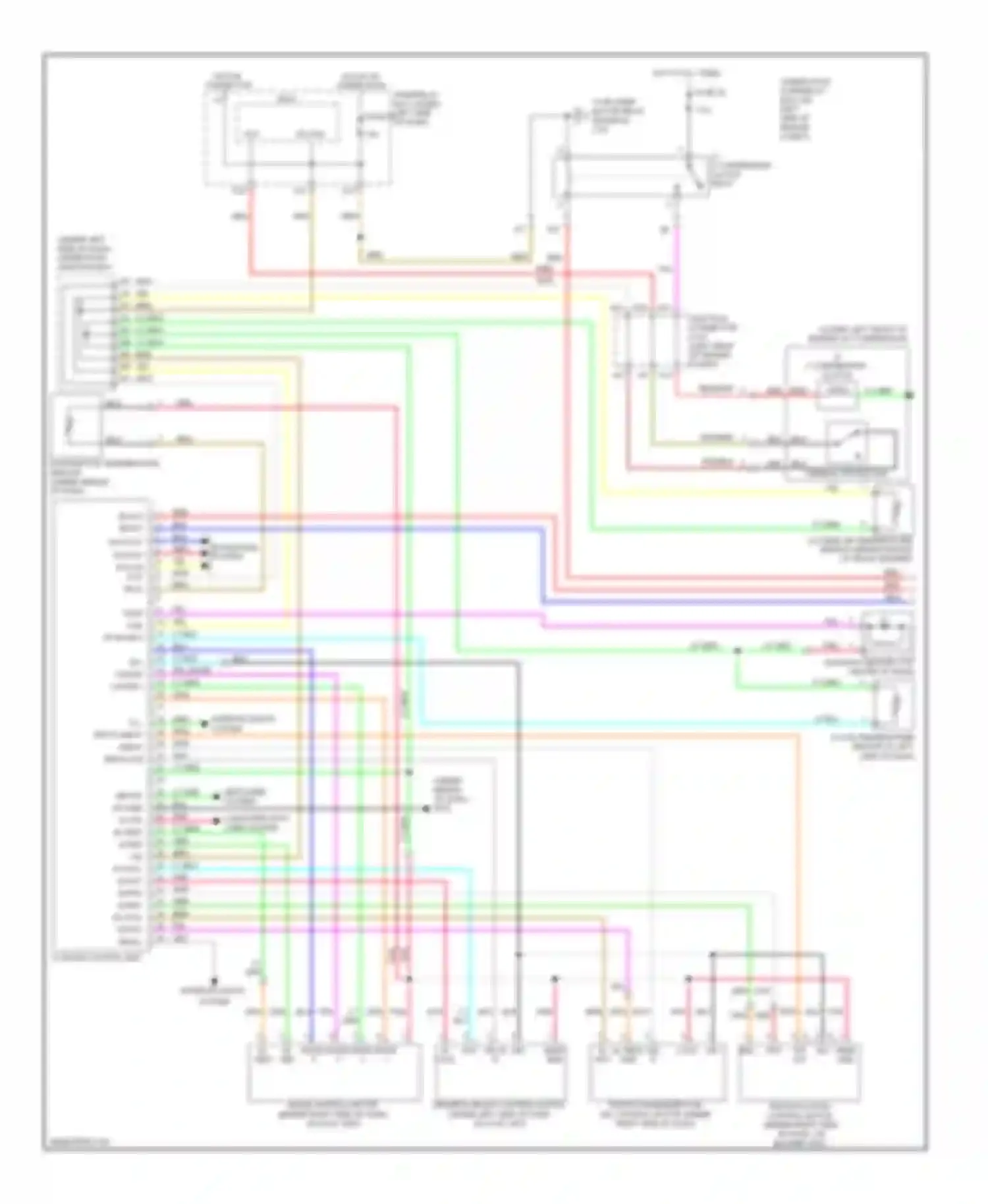 CR-V Honda III facelift (2009-2012): Automatic a/c circuit (1 of 2)