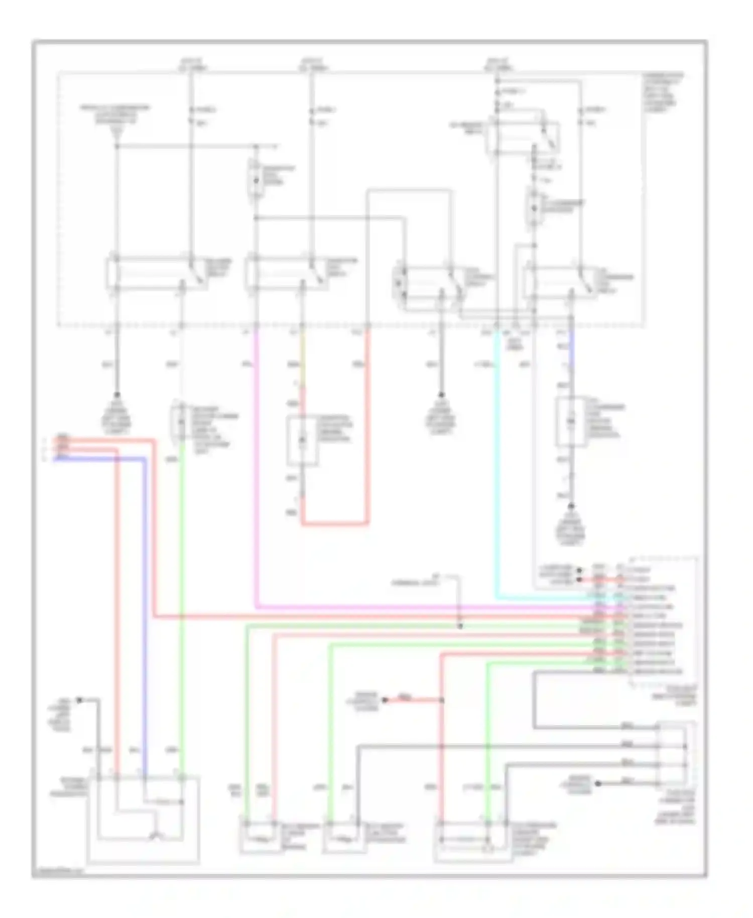 CR-V Honda III facelift (2009-2012): Automatic a/c circuit (2 of 2)
